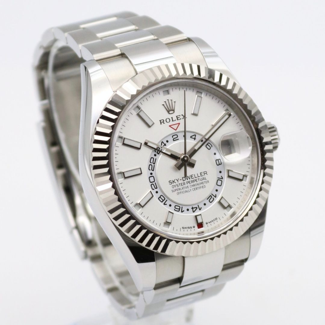 Rolex Sky-Dweller 42mm White Dial Stainless Steel Oyster Bracelet 336934 - Image 3