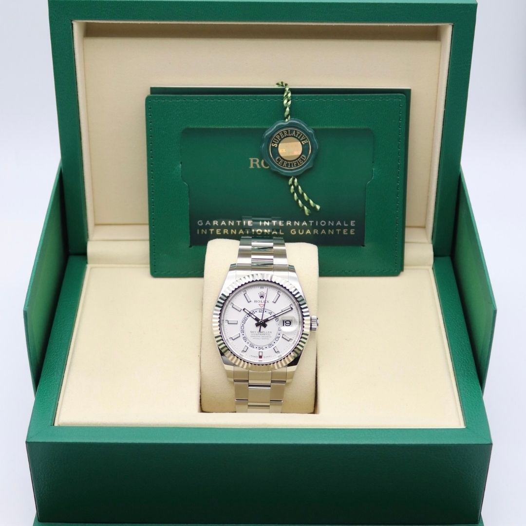 Rolex Sky-Dweller 42mm White Dial Stainless Steel Oyster Bracelet 336934 - Image 7
