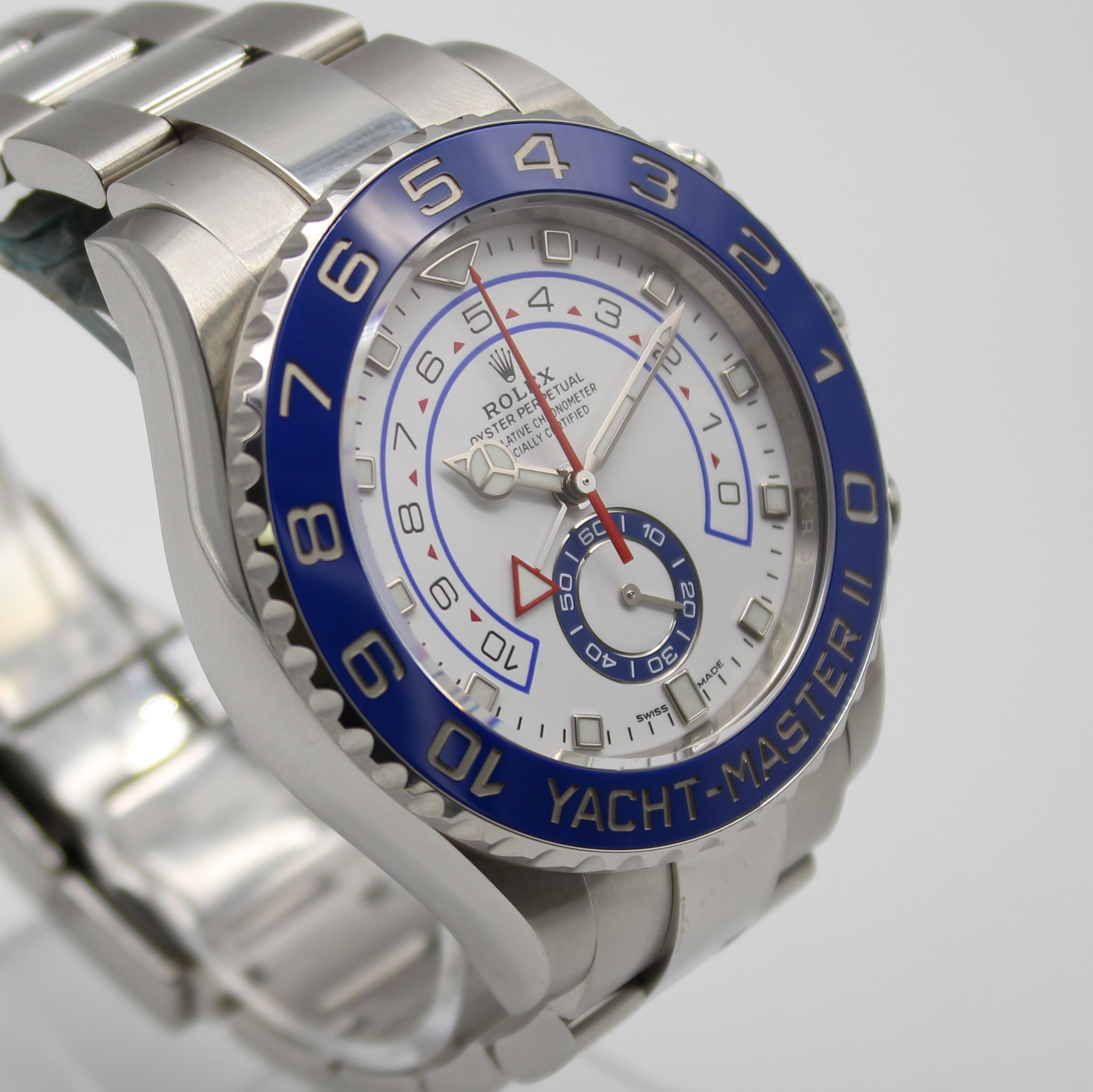 Rolex Yacht-Master II 44mm White Dial Stainless Steel 116680 - Image 3