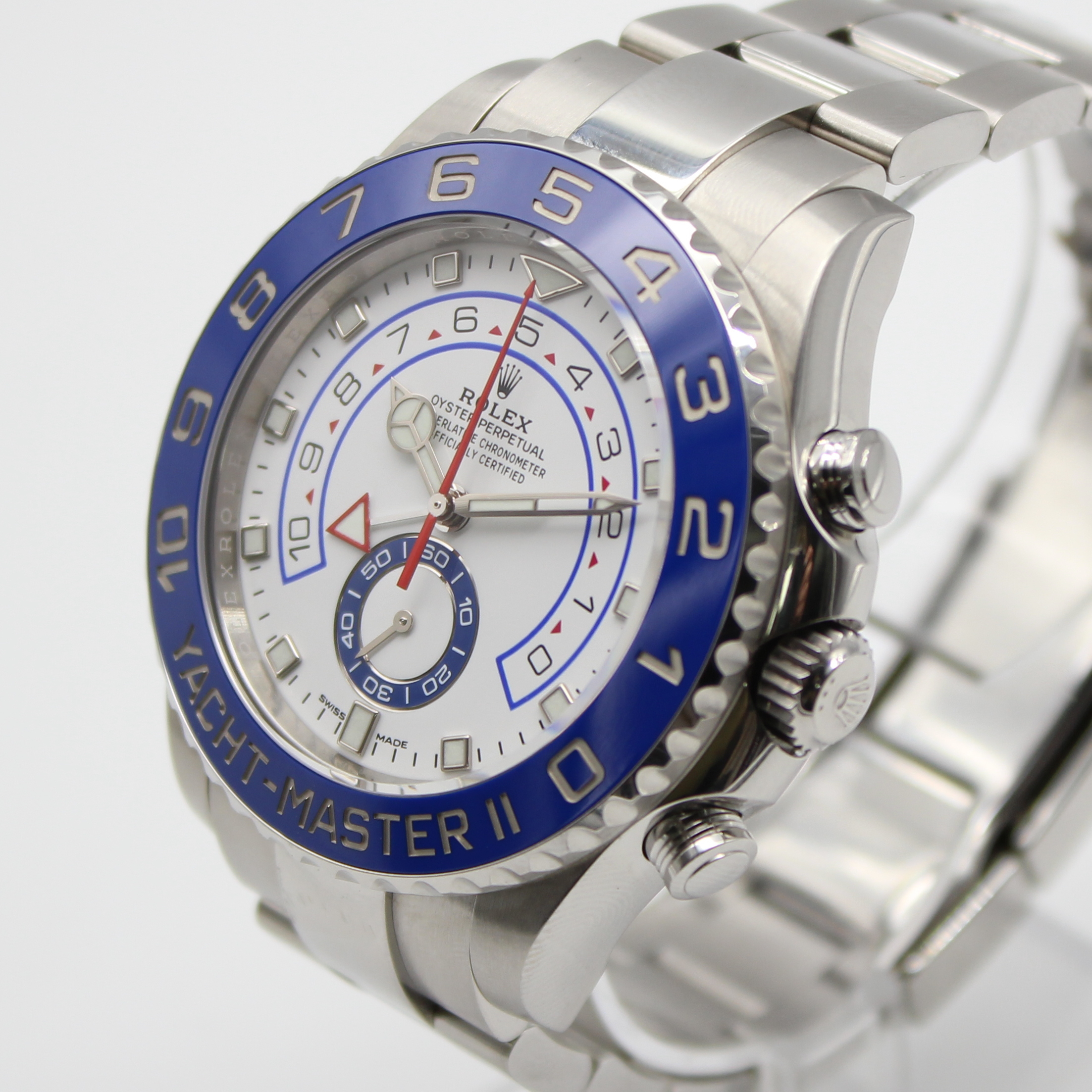 Rolex Yacht-Master II 44mm White Dial Stainless Steel 116680 - Image 2