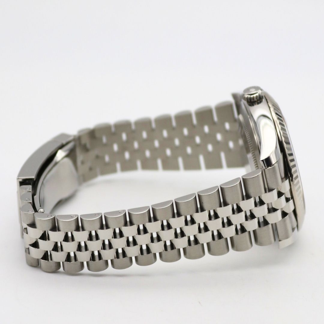 Rolex Datejust 41mm Blue Roman Dial Fluted Bezel Jubilee Bracelet Stainless Steel 126334 - Image 5