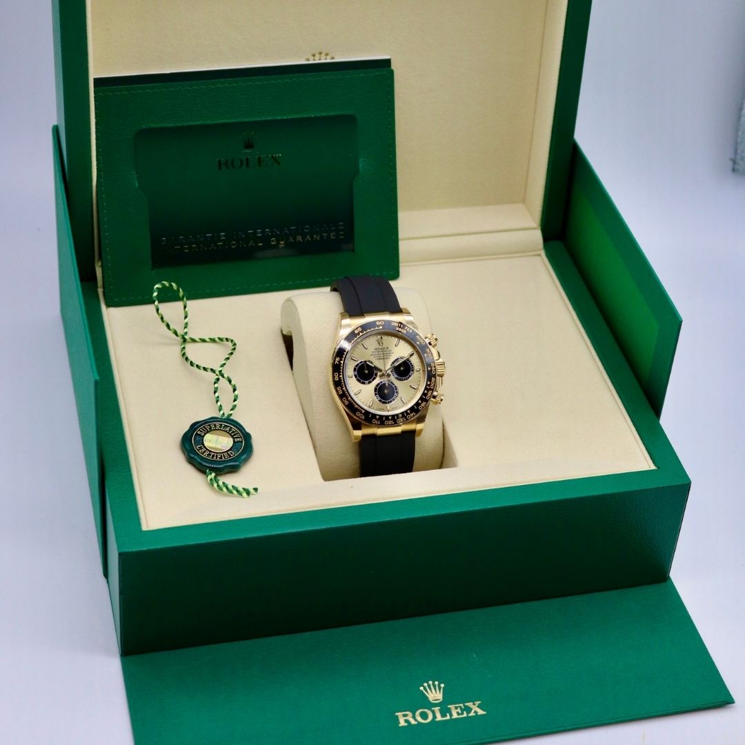 Rolex Daytona "Pikachu" 40mm 18k Yellow Gold Oysterflex Strap 126518LN - Image 5