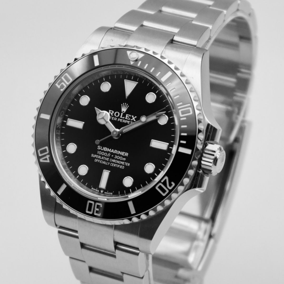 Rolex Submariner No Date Stainless Steel Black Dial 41mm 124060 - Image 2