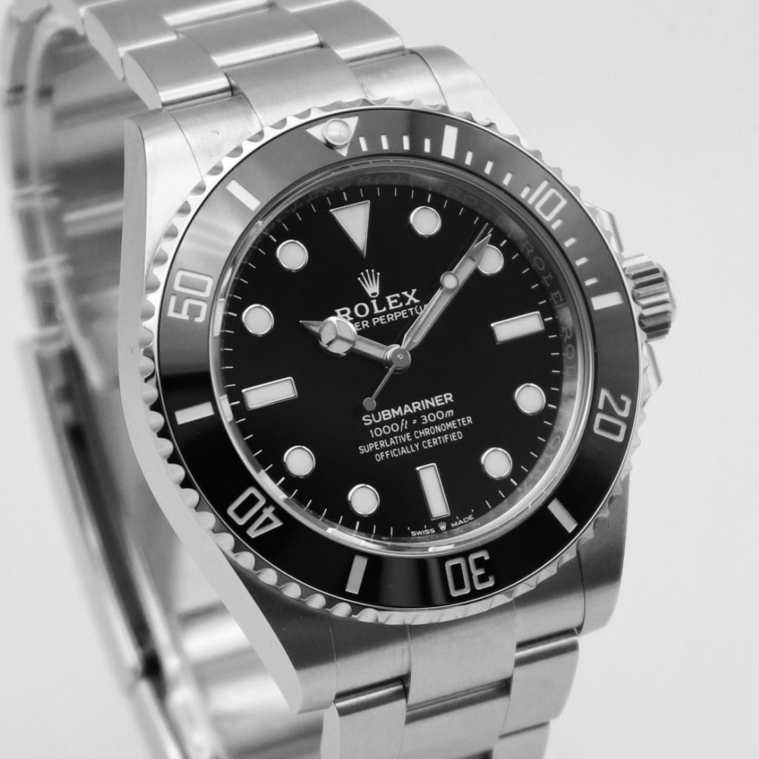Rolex Submariner No Date Stainless Steel Black Dial 41mm 124060 - Image 3