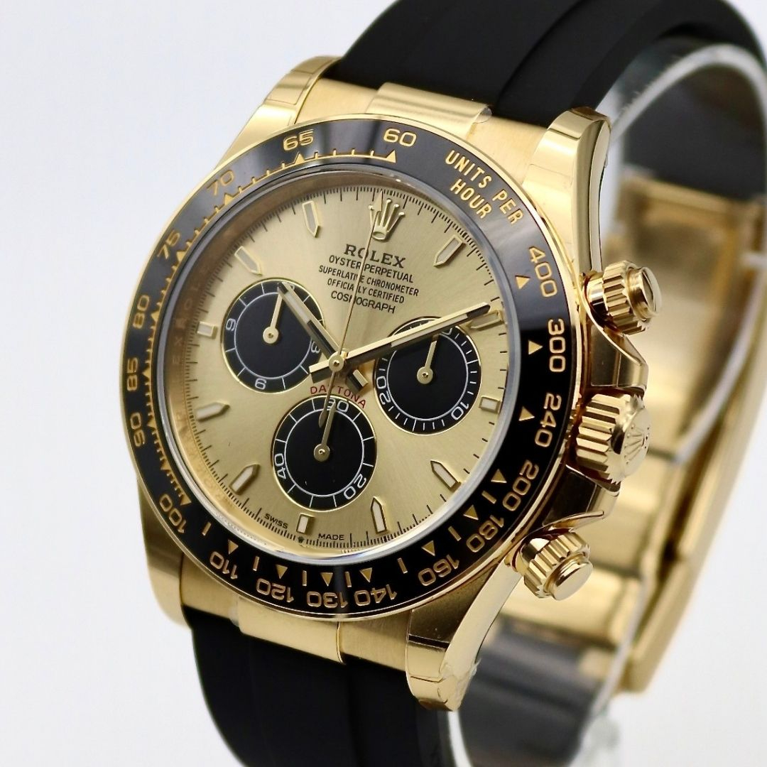 Rolex Daytona "Pikachu" 40mm 18k Yellow Gold Oysterflex Strap 126518LN - Image 2