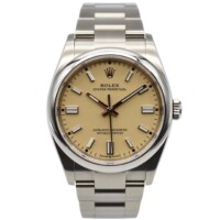 Rolex Oyster Perpetual 36mm Beige Dial Stainless Steel 126000