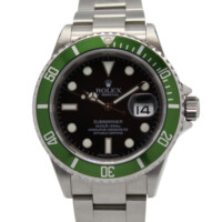 Rolex Submariner Date "Kermit" 40mm Green Bezel Black Dial Stainless Steel 16610LV