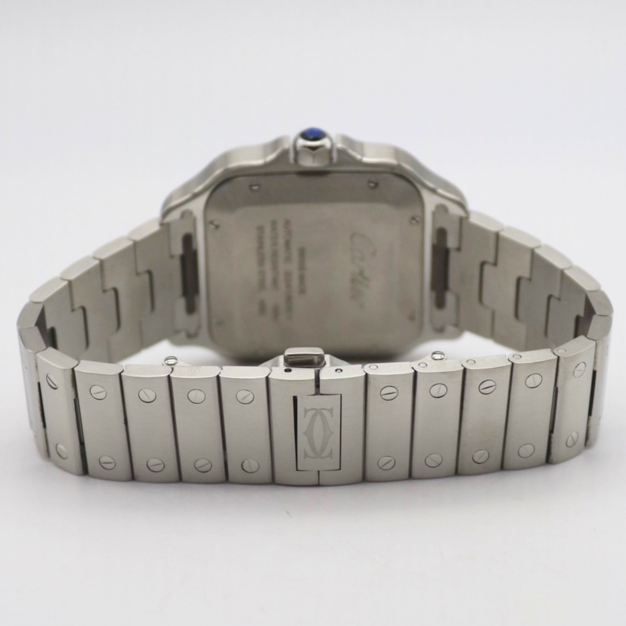 Cartier Santos Dual Time 40mm Grey Dial Stainless Steel WSSA0076 - Image 6