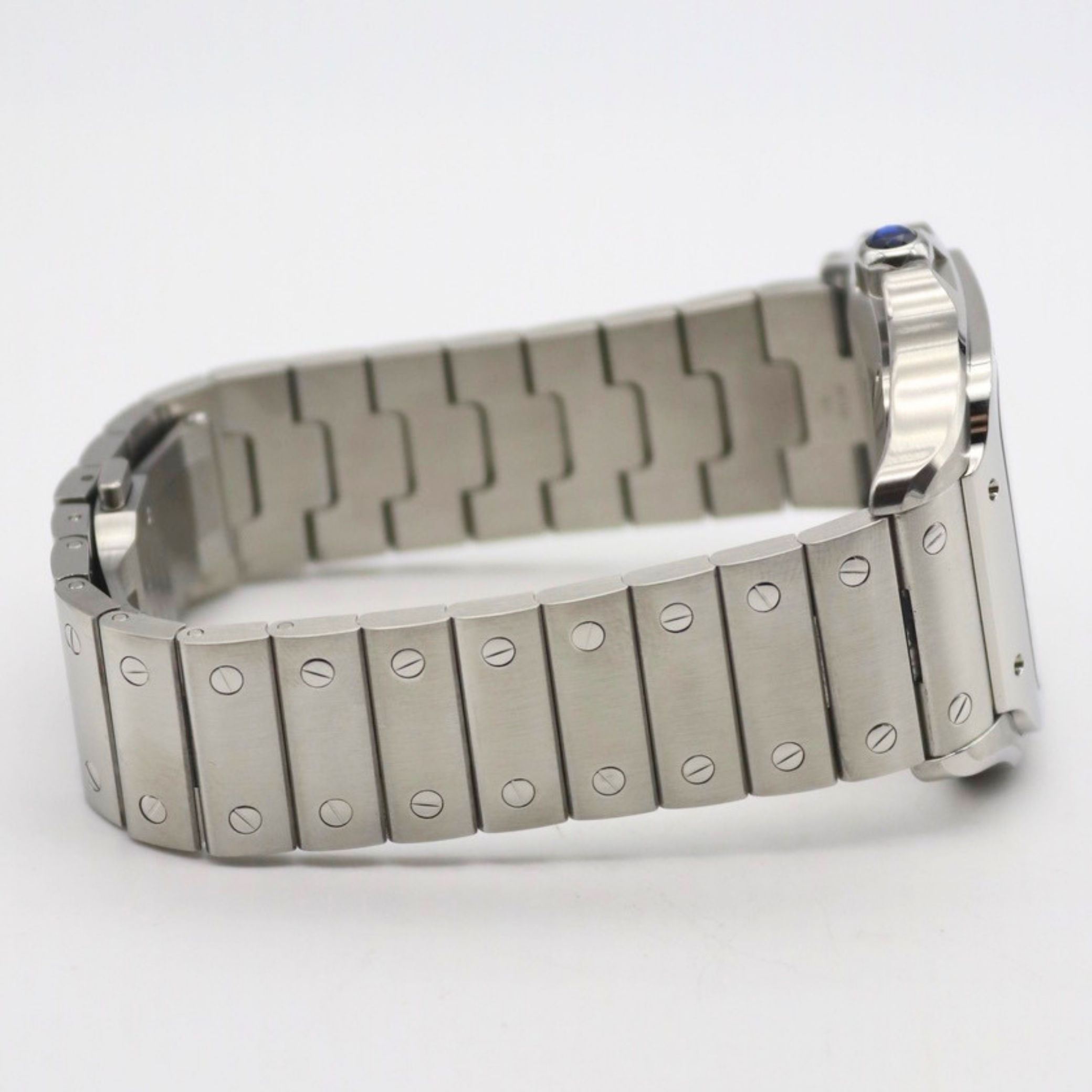 Cartier Santos Dual Time 40mm Grey Dial Stainless Steel WSSA0076 - Image 5
