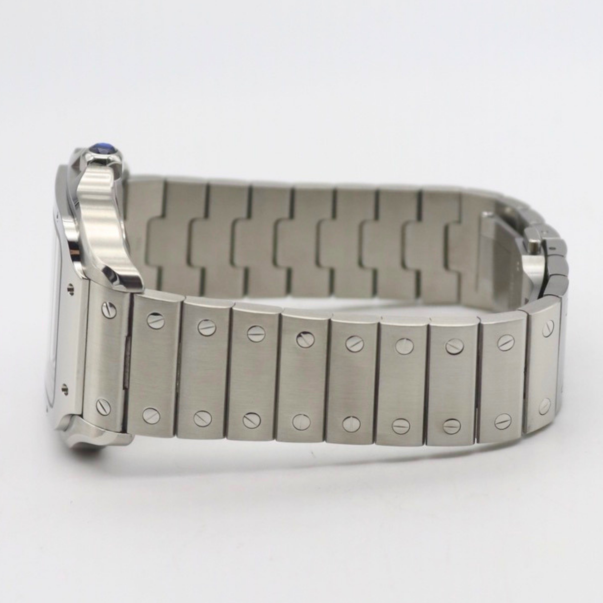 Cartier Santos Dual Time 40mm Grey Dial Stainless Steel WSSA0076 - Image 4