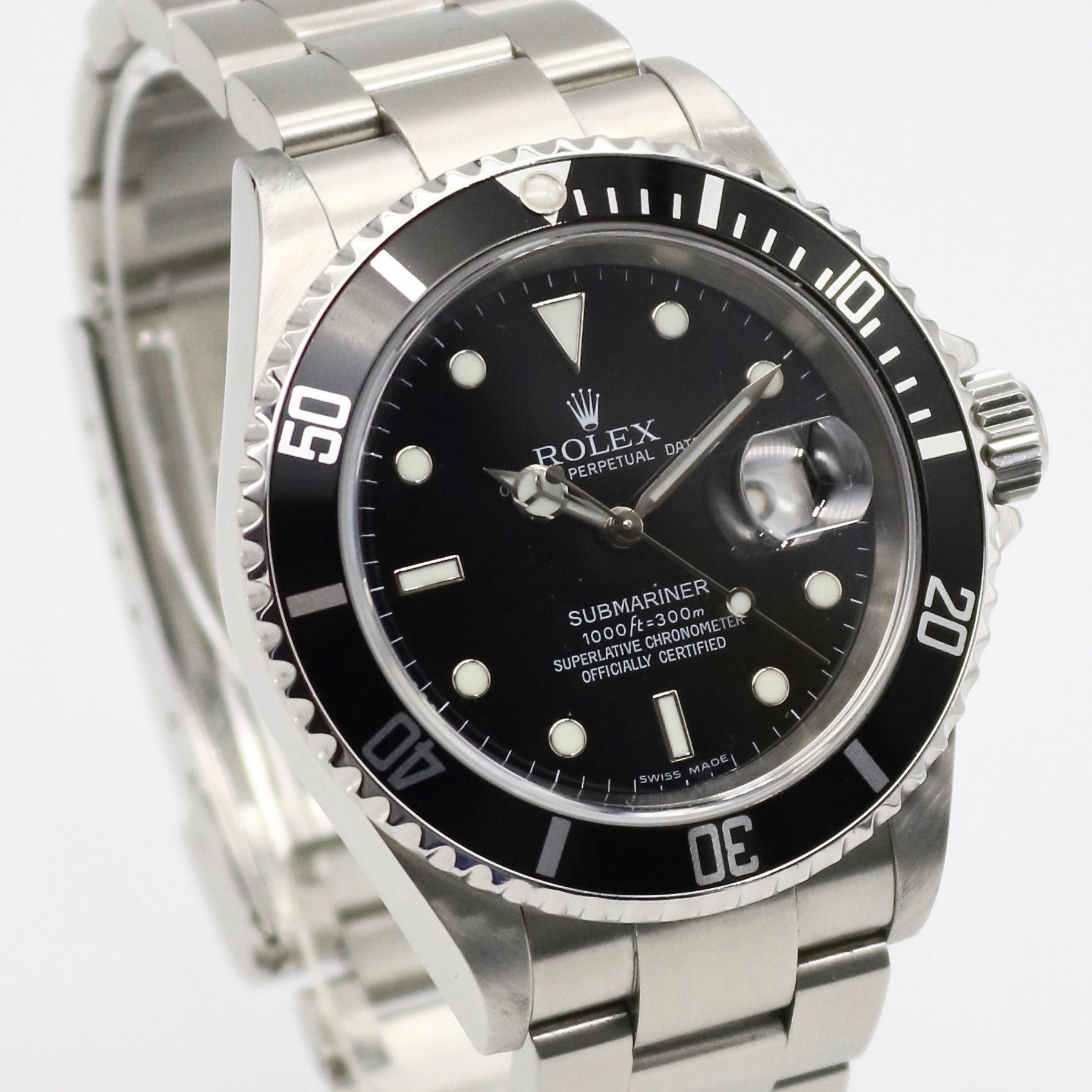 Rolex Submariner Date 40mm Black Dial Stainless Steel 16610LN - Image 3
