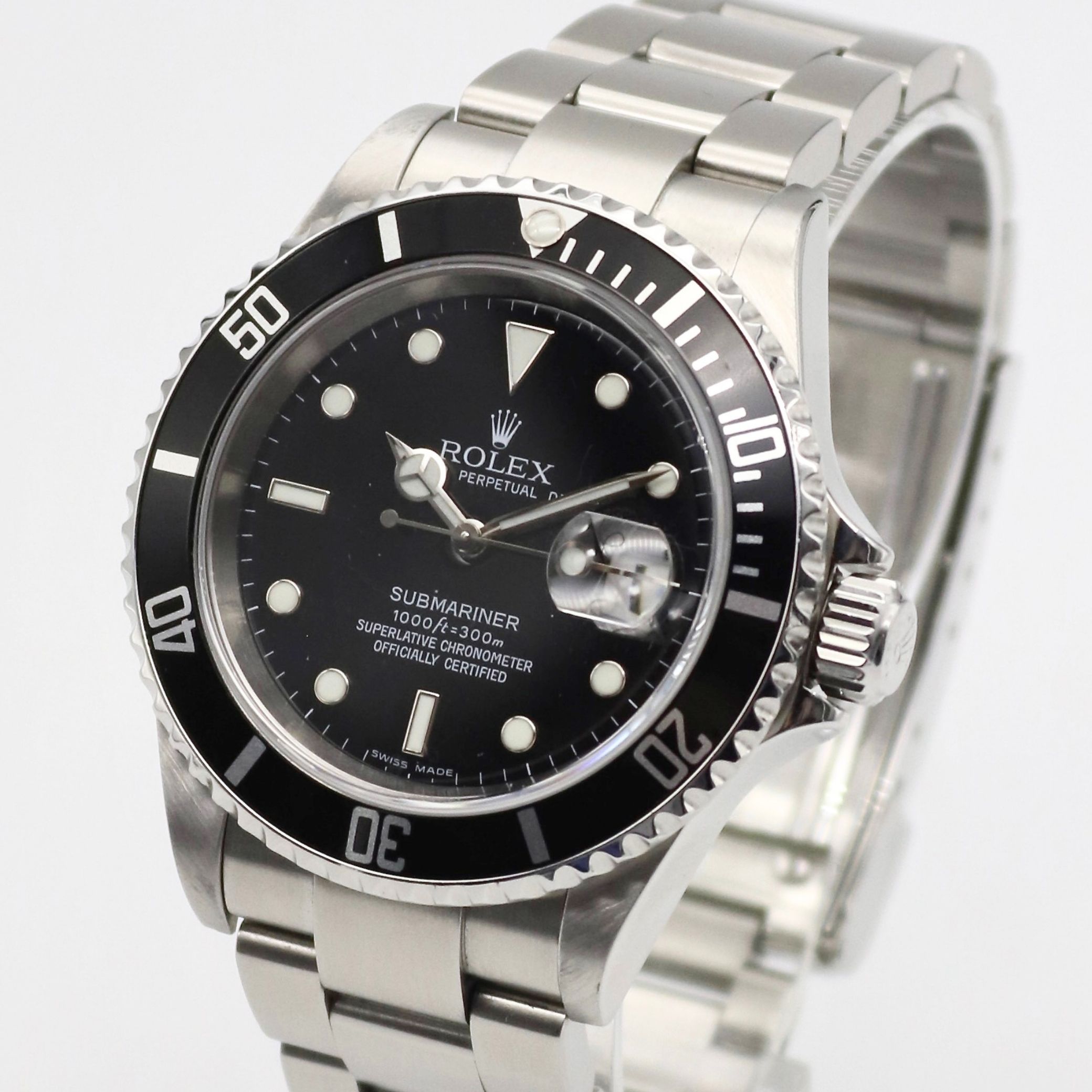 Rolex Submariner Date 40mm Black Dial Stainless Steel 16610LN - Image 2