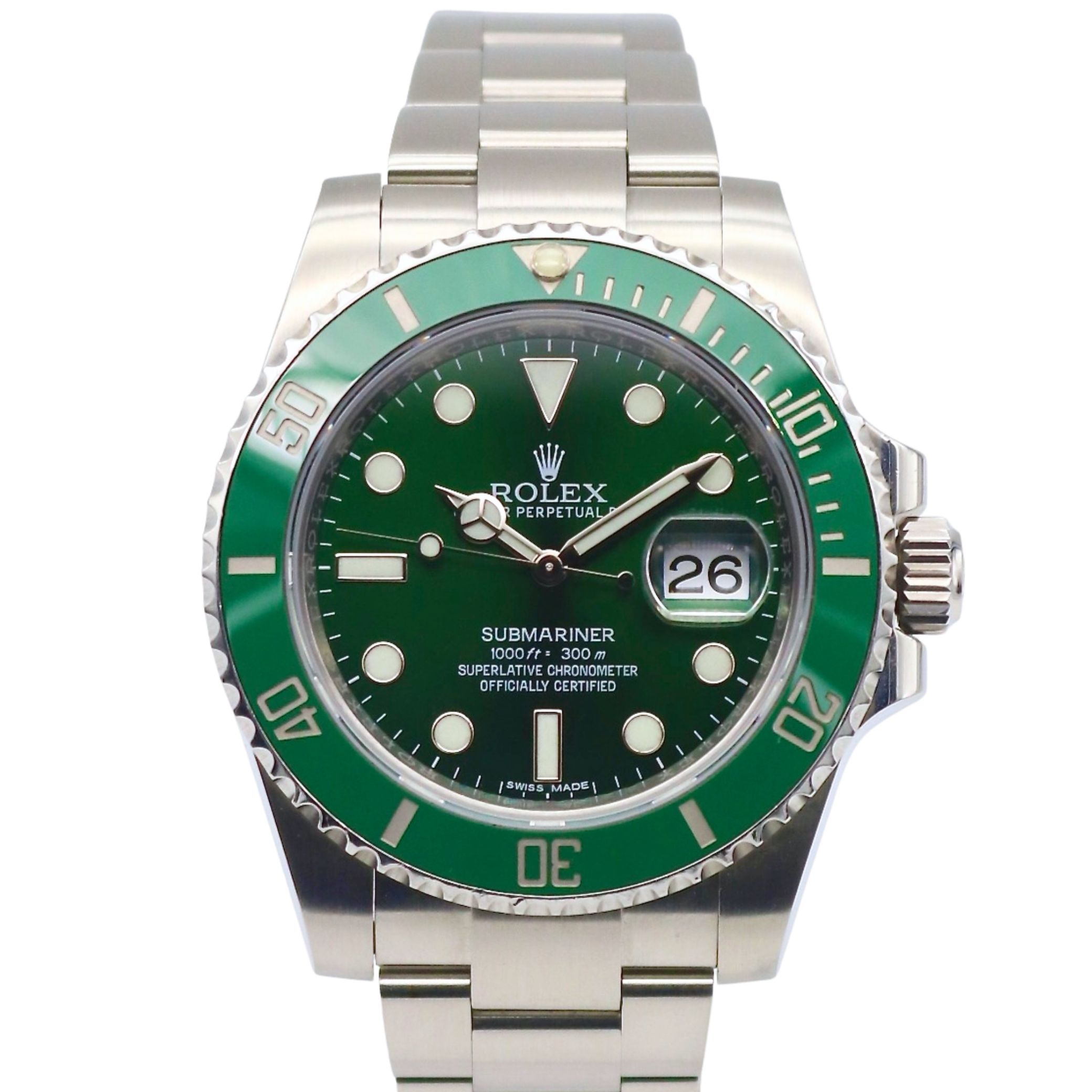 Rolex Submariner Date 40mm ‘Hulk’ Green Dial Stainless Steel 116610LV
