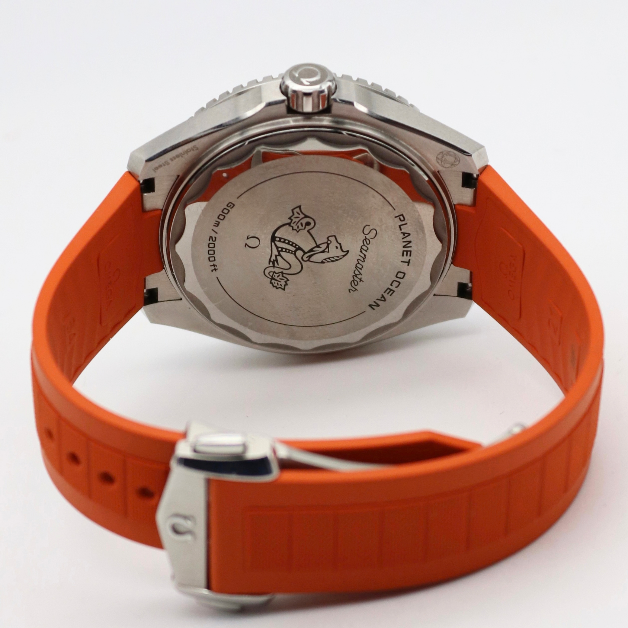 Omega Seamaster Planet Ocean 600M 42mm Black Dial Stainless Steel Rubber Strap 217.32.42.21.01.004 - Image 4