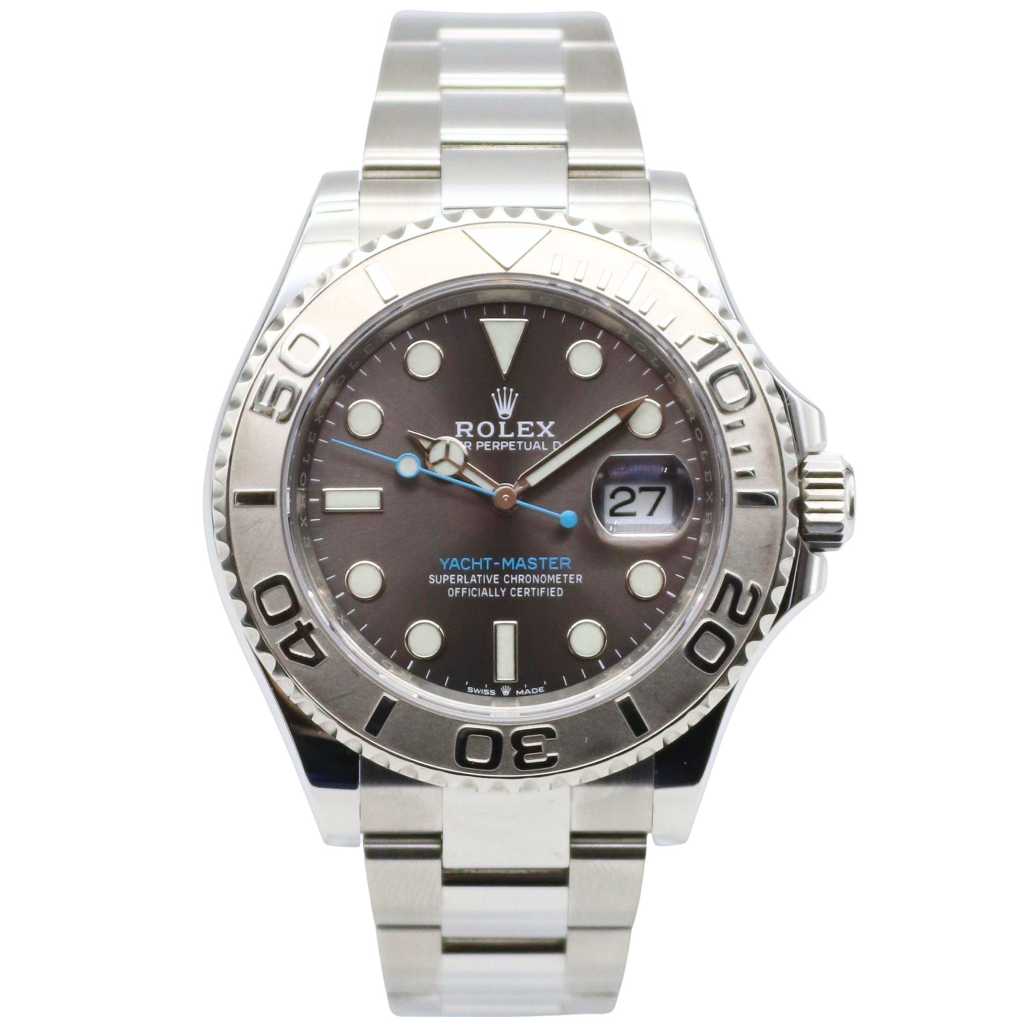 Rolex Yacht-Master 40mm Rhodium Dial Oyster Bracelet 126622