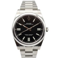 Rolex Oyster Perpetual 41mm Stainless Steel Black Dial 124300