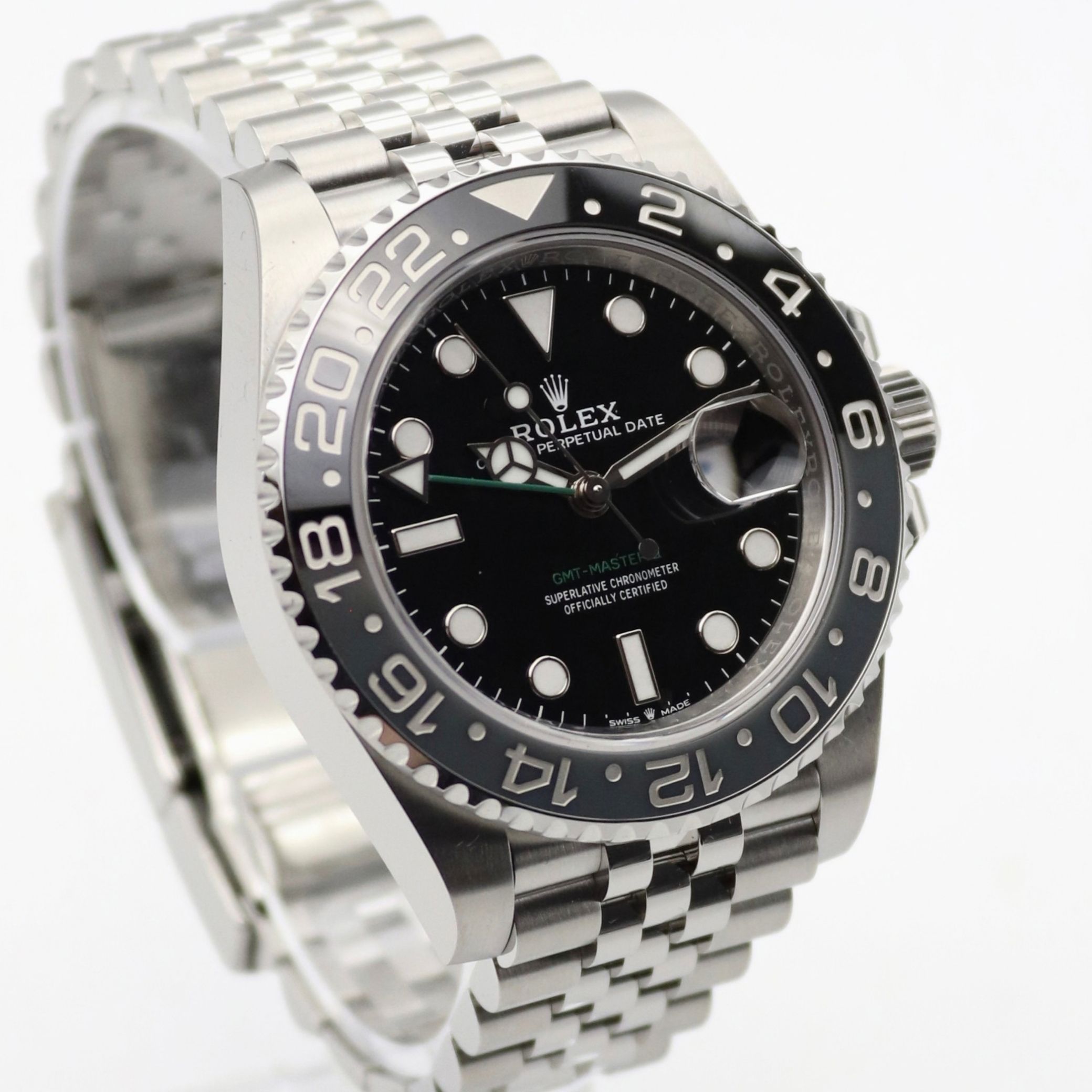 Rolex GMT-Master II 40mm Black and Grey Bezel Jubilee Bracelet Stainless Steel 126710GRNR - Image 3