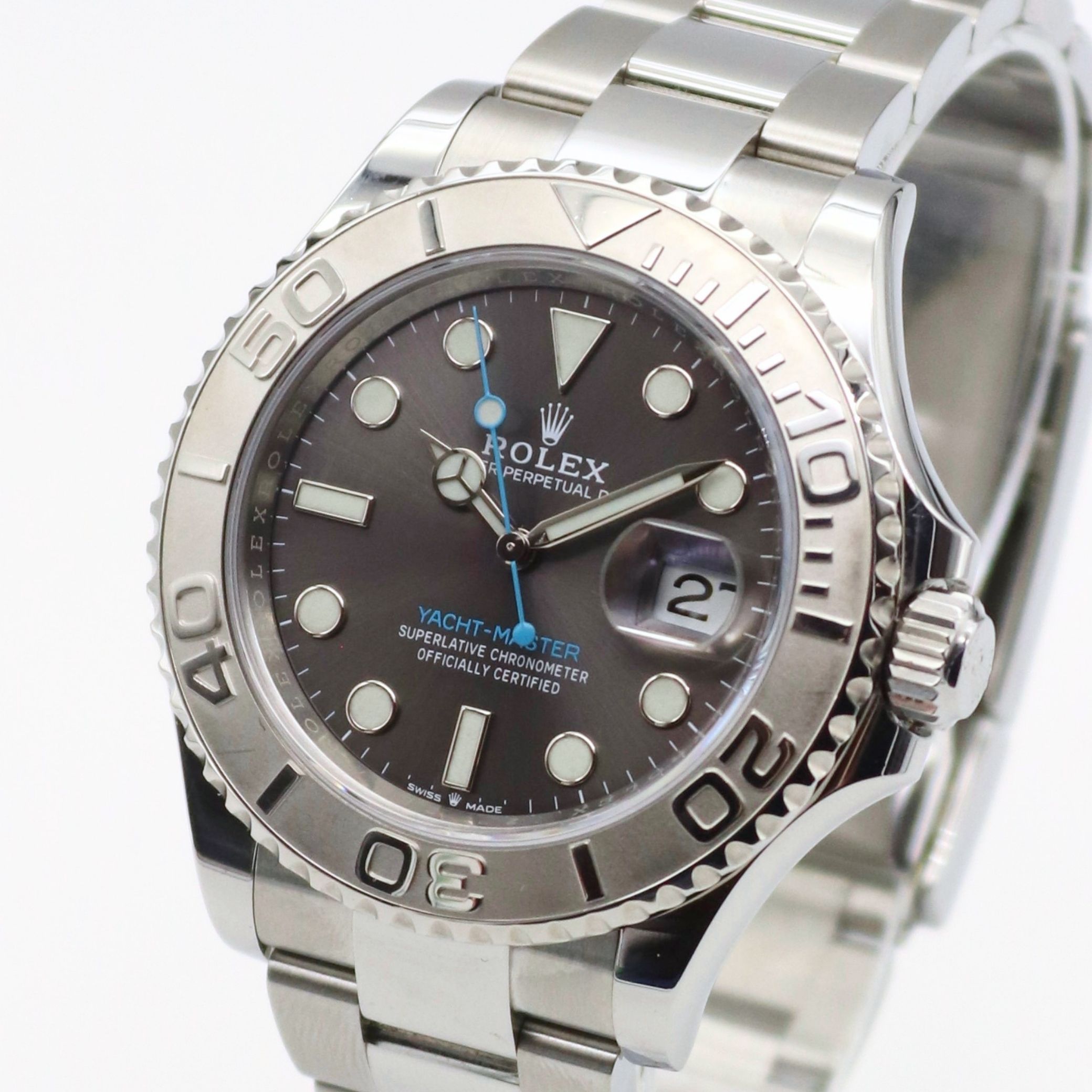 Rolex Yacht-Master 40mm Rhodium Dial Oyster Bracelet 126622 - Image 2