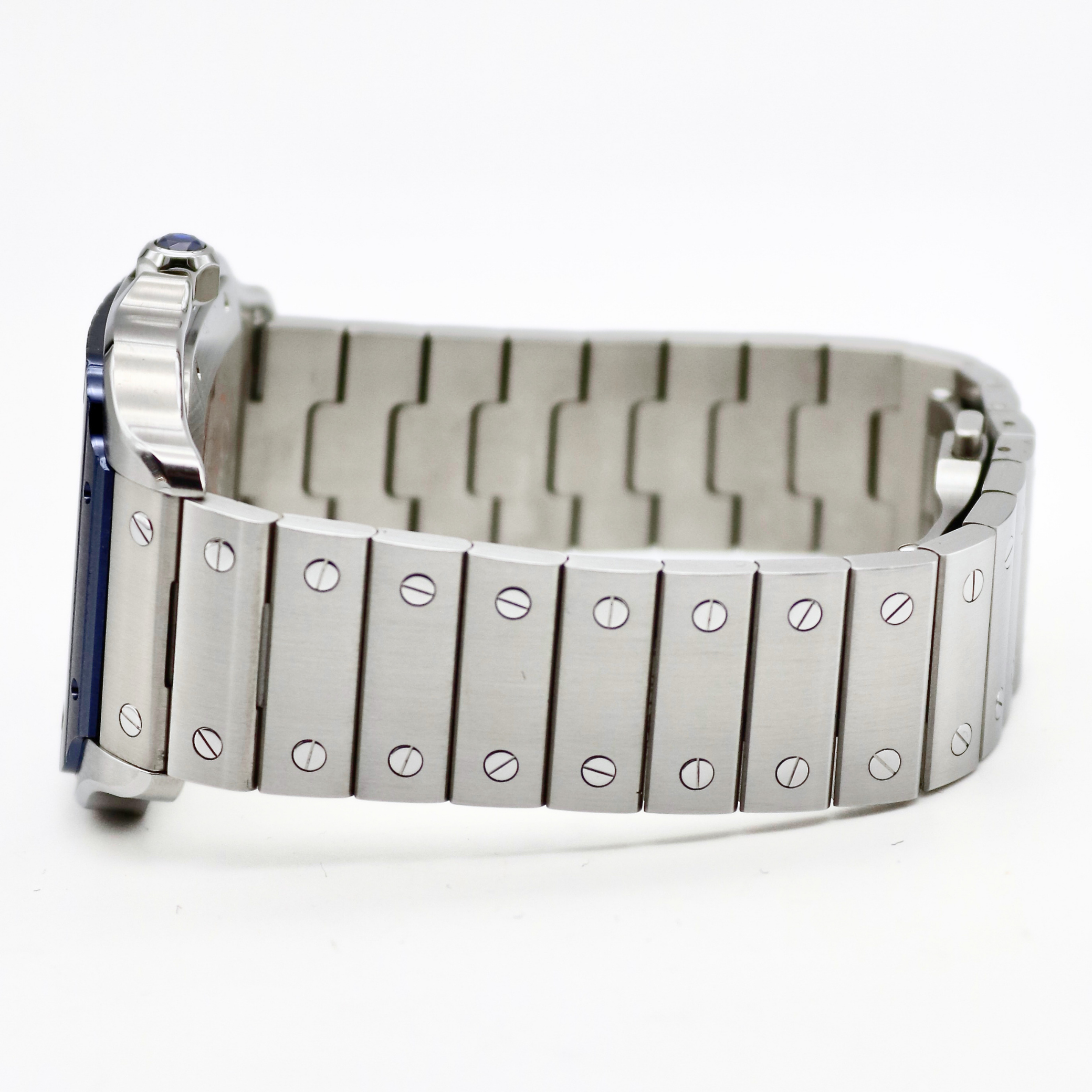 Cartier Santos De Cartier Silver Dial 39.8mm x 45.5mm Stainless Steel WSSA0047 - Image 4