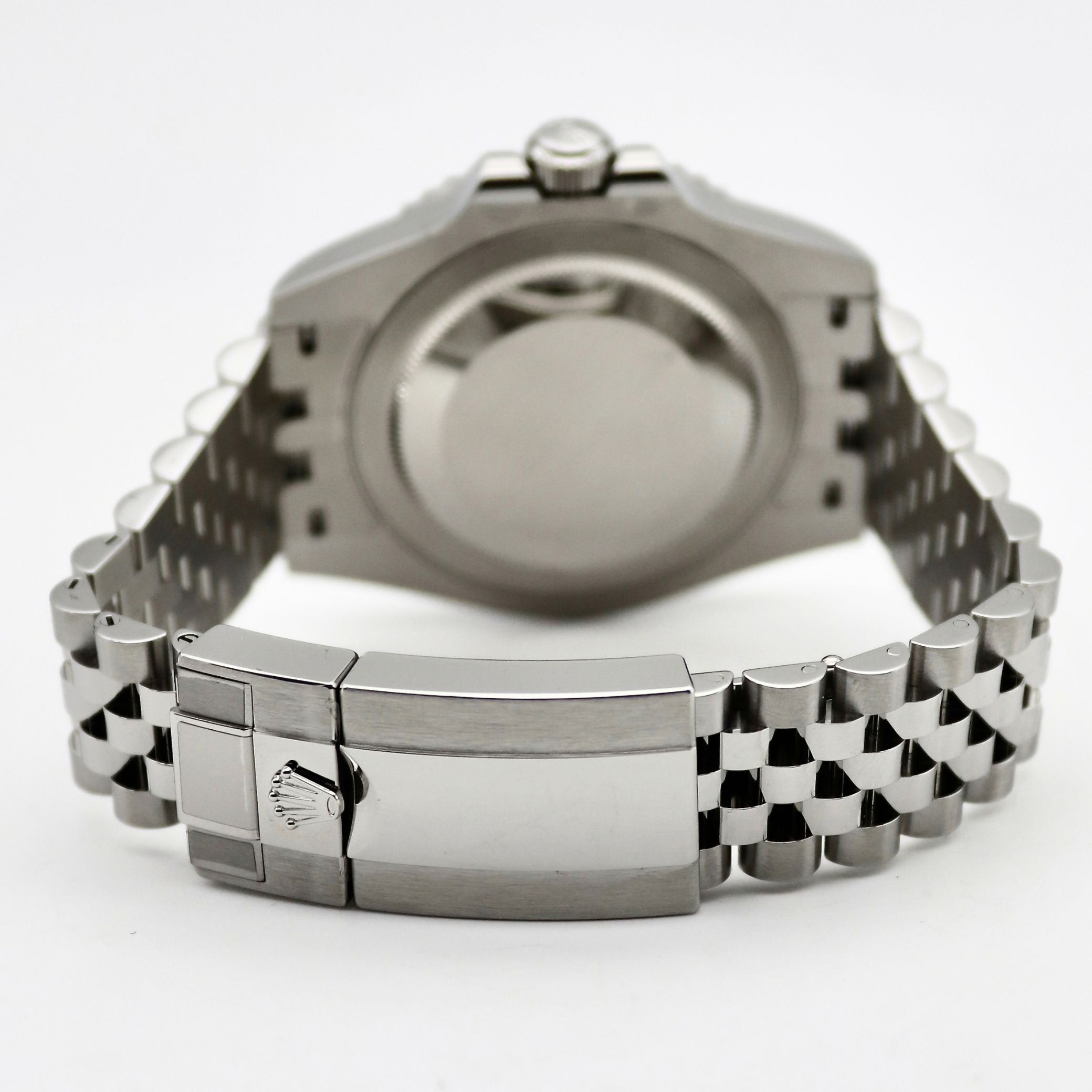 Rolex GMT-Master II 40mm Black and Grey Bezel Jubilee Bracelet Stainless Steel 126710GRNR - Image 6