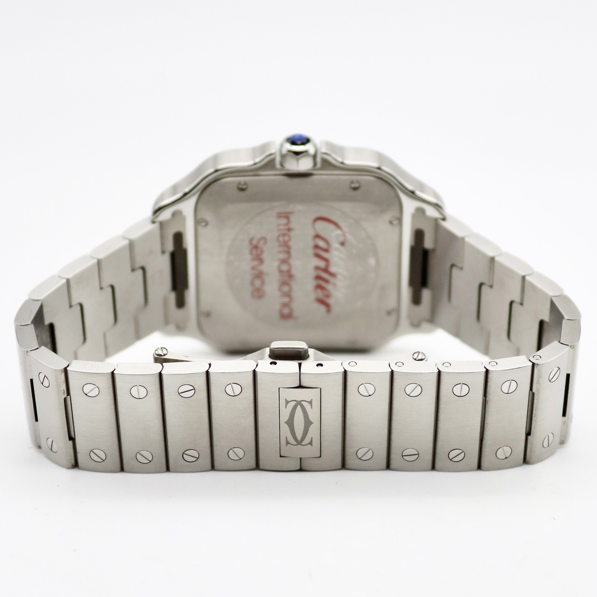 Cartier Santos De Cartier Silver Dial 39.8mm x 45.5mm Stainless Steel WSSA0047 - Image 6