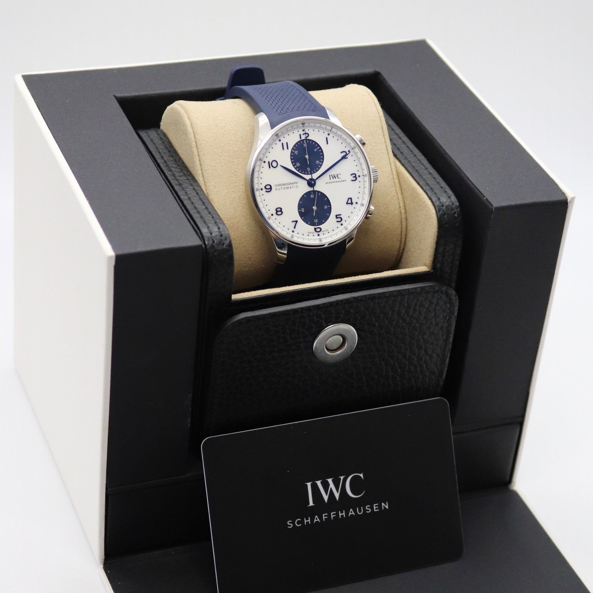 IWC Portugieser Chronograph 41mm White Dial Stainless Steel IW371620 - Image 5
