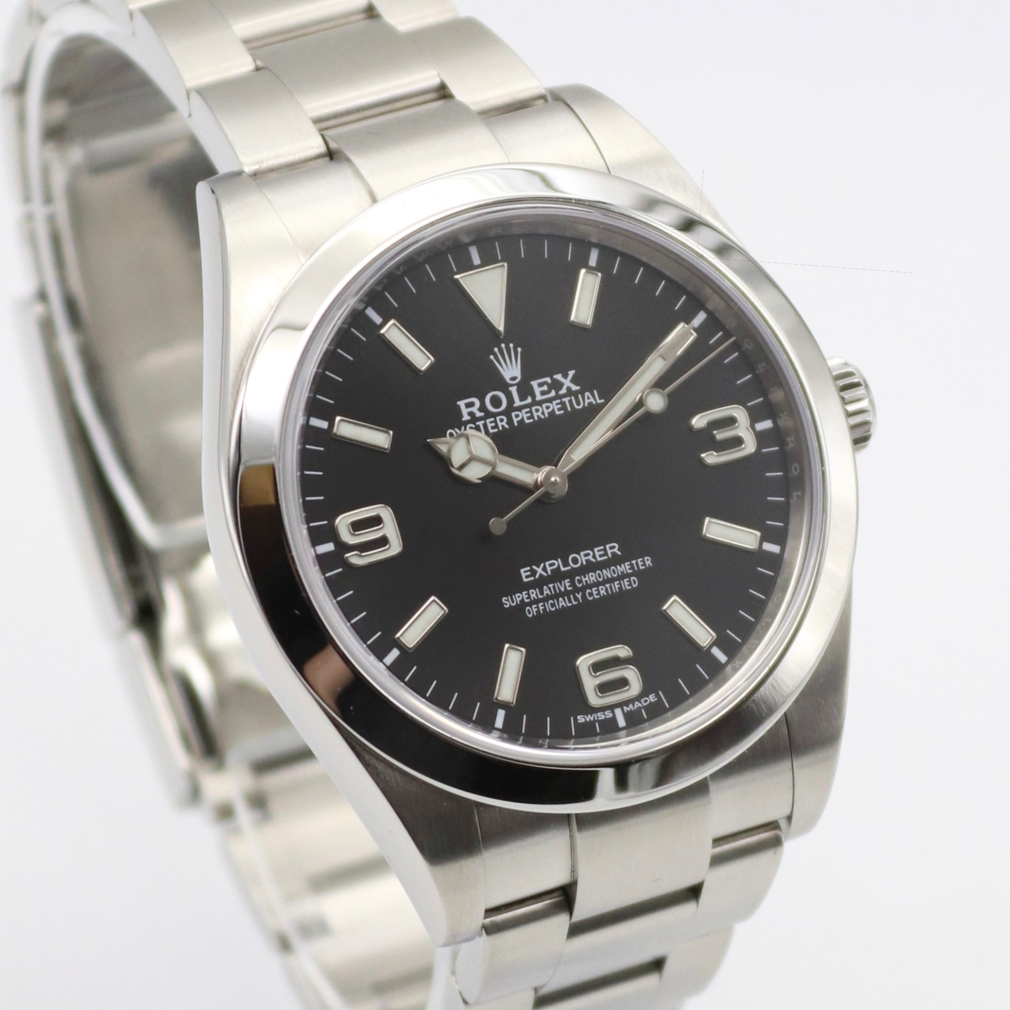 Rolex Explorer 39mm Black Dial Stainless Steel 214270 - Image 3