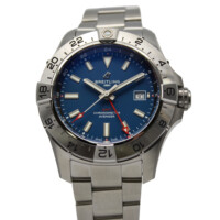 Breitling Avenger GMT 44mm Blue Dial Stainless Steel A32320