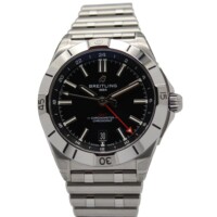Breitling Chronomat GMT 40mm Black Dial Stainless Steel A32398