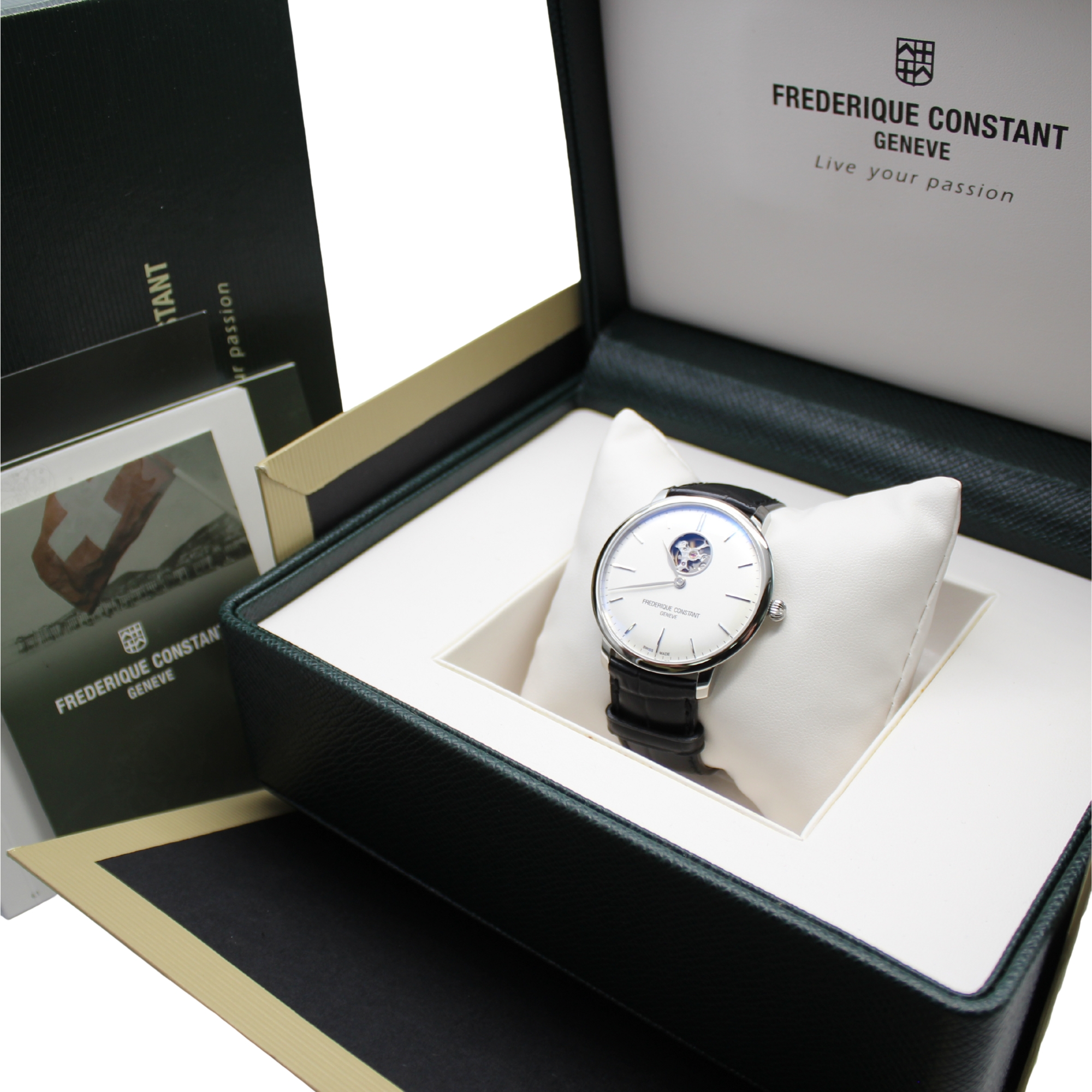 Frederique Constant Slimline Heart Beat 40mm Stainless Steel FC306/312X4S22/3/4/5/6 - Image 5