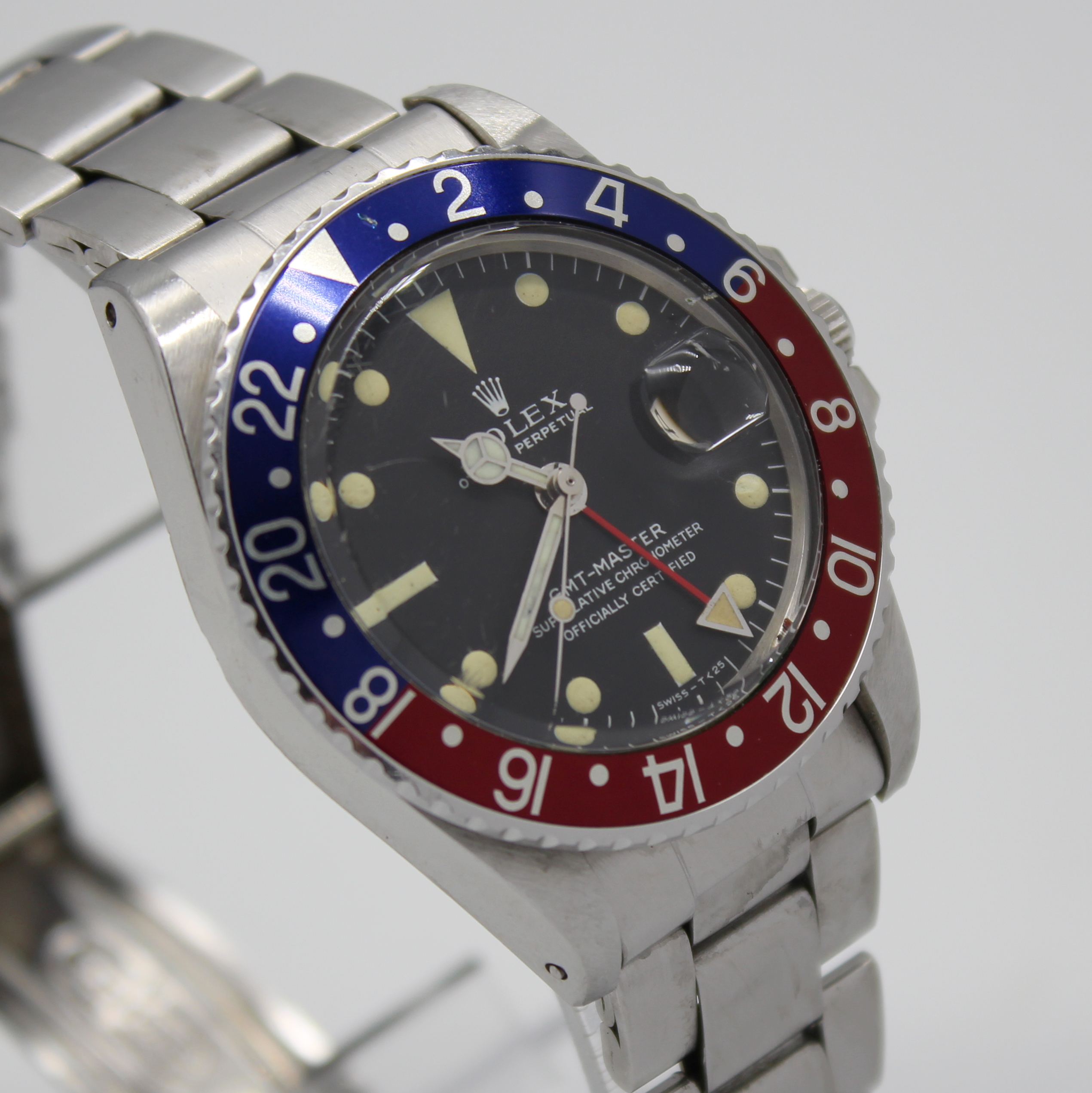 Rolex GMT-Master 40mm 'Pepsi' Black Dial Stainless Steel 1675 - Image 3