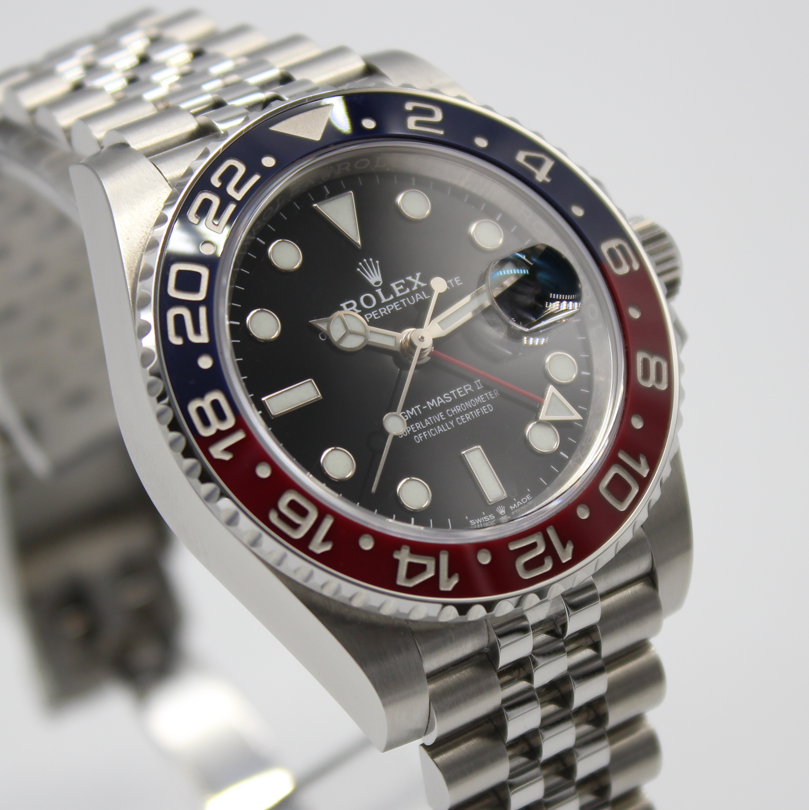 Rolex GMT Master II Pepsi 40mm Jubilee Bracelet Stainless Steel 126710BLRO - Image 3
