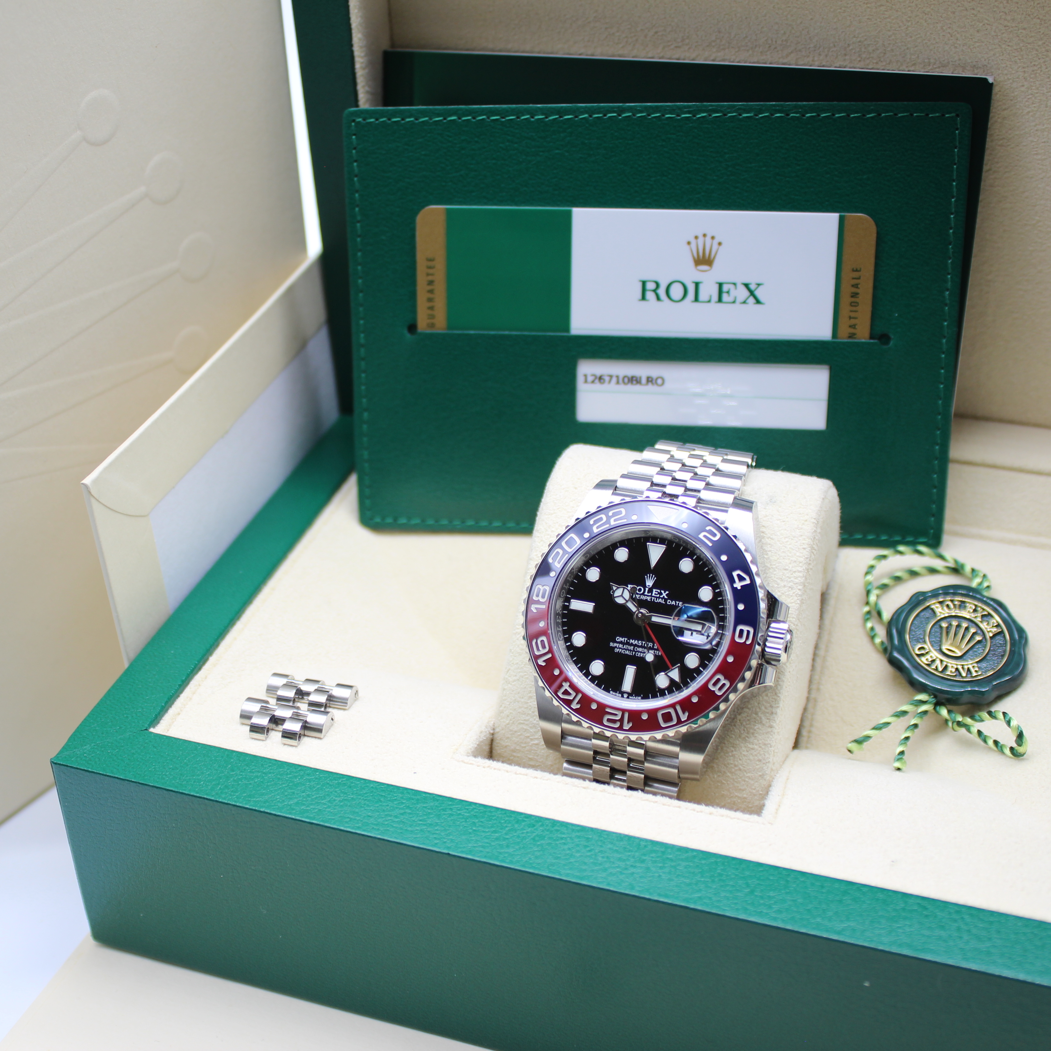 Rolex GMT Master II Pepsi 40mm Jubilee Bracelet Stainless Steel 126710BLRO - Image 7