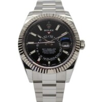 Rolex Sky-Dweller 42mm Black Dial Oyster Bracelet Stainless Steel 326934