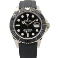 Rolex Yacht-Master 42mm Black Dial 18k White Gold Oysterflex 226659