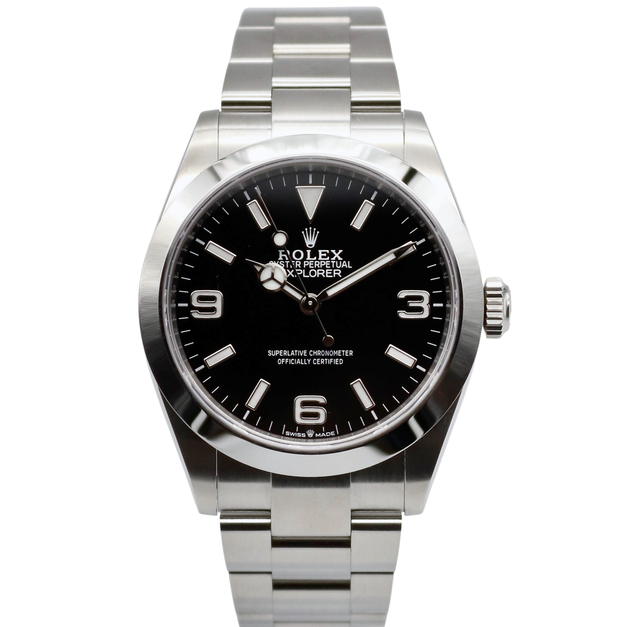 Rolex Explorer 40mm Automatic Black Dial Stainless Steel Oyster Bracelet 224270