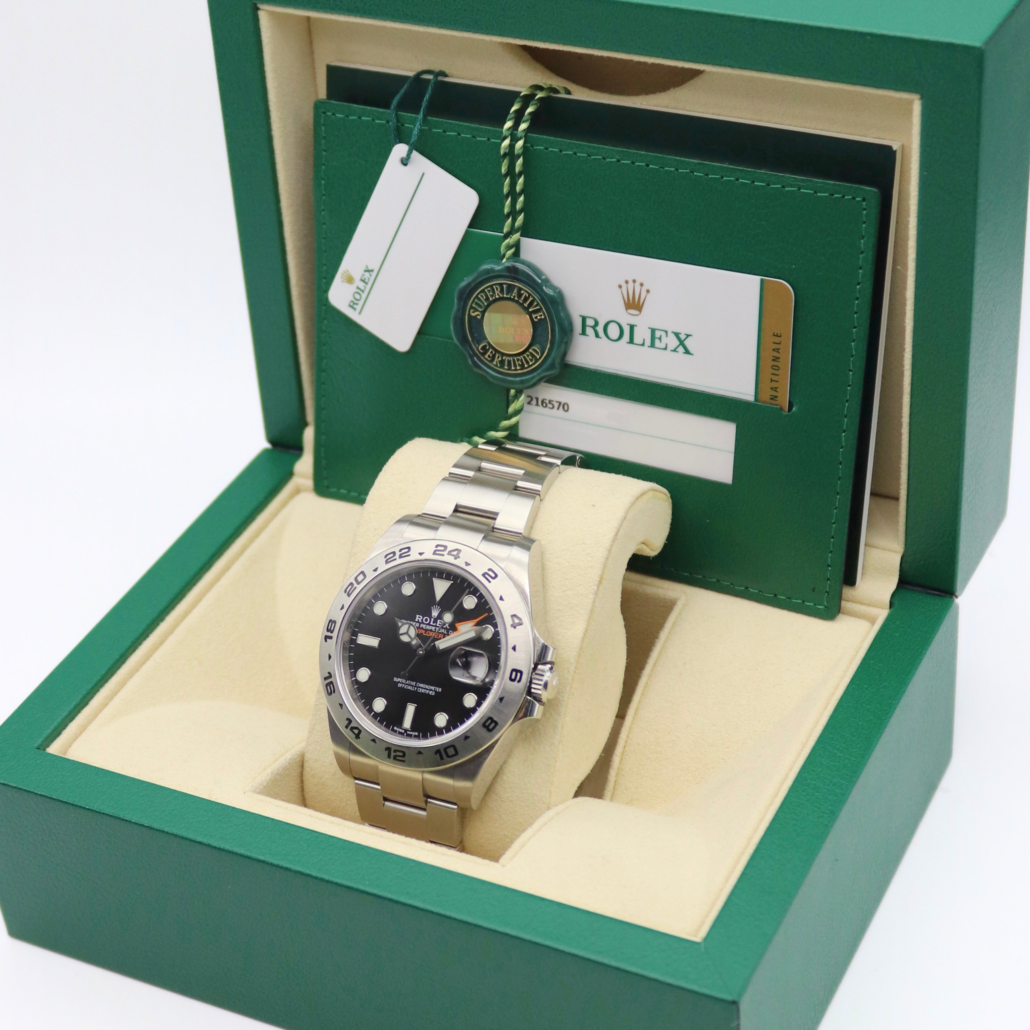 Rolex Explorer II 42mm Black Dial Stainless Steel 216570 - Image 7