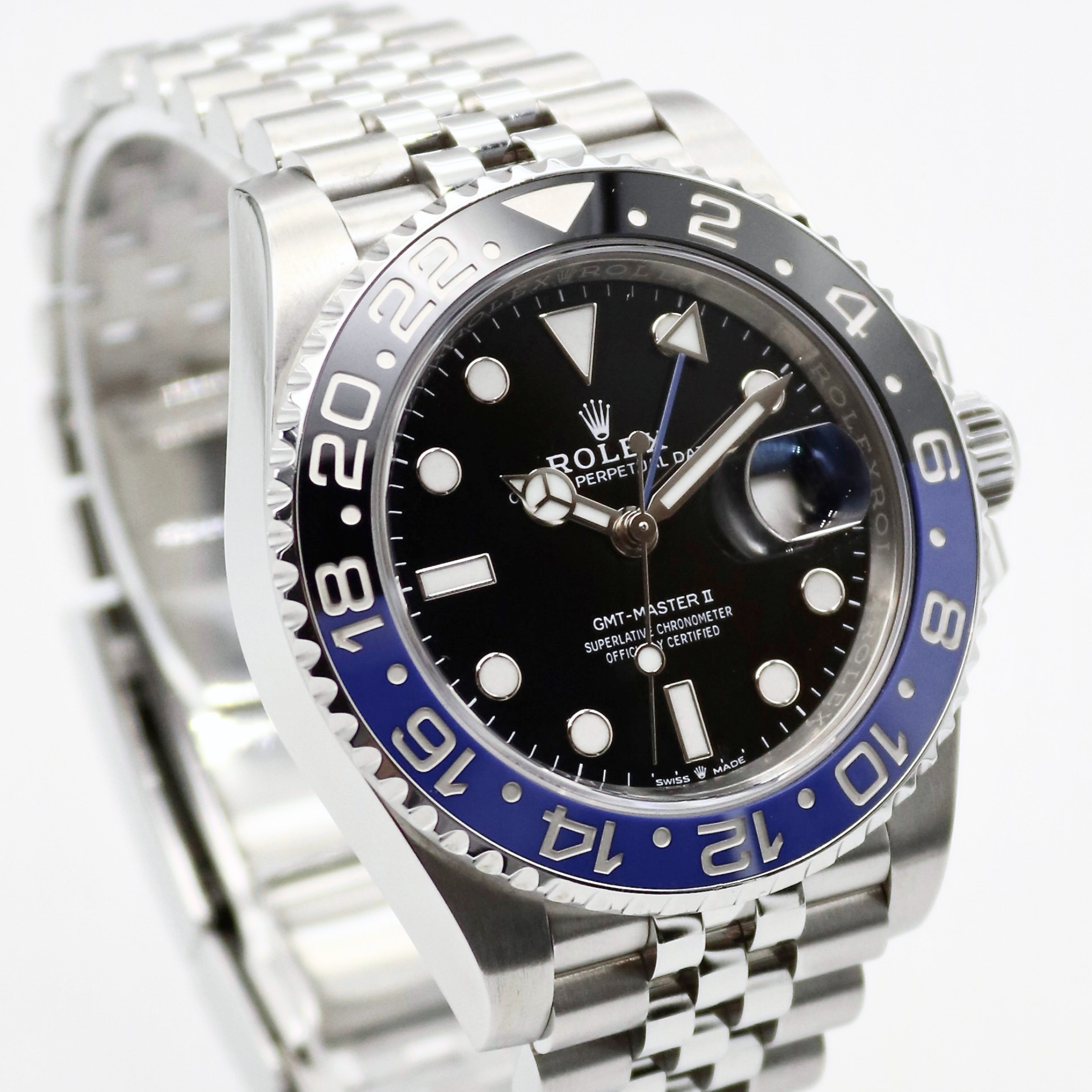 Rolex GMT Master II 40mm 'Batgirl' Jubilee Bracelet Stainless Steel 126710BLNR - Image 3