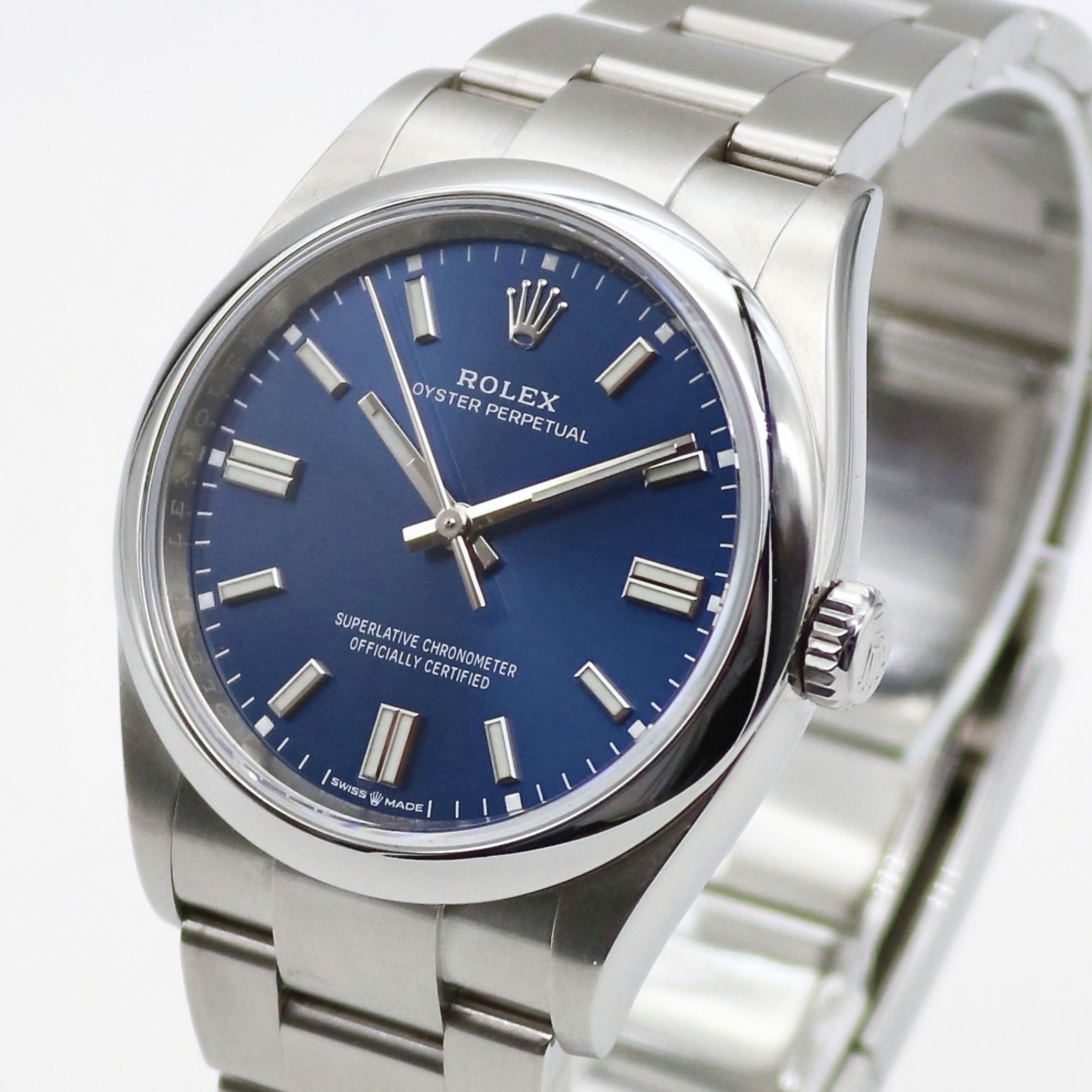 Rolex Oyster Perpetual 36mm Blue Dial Stainless Steel 126000 - Image 2