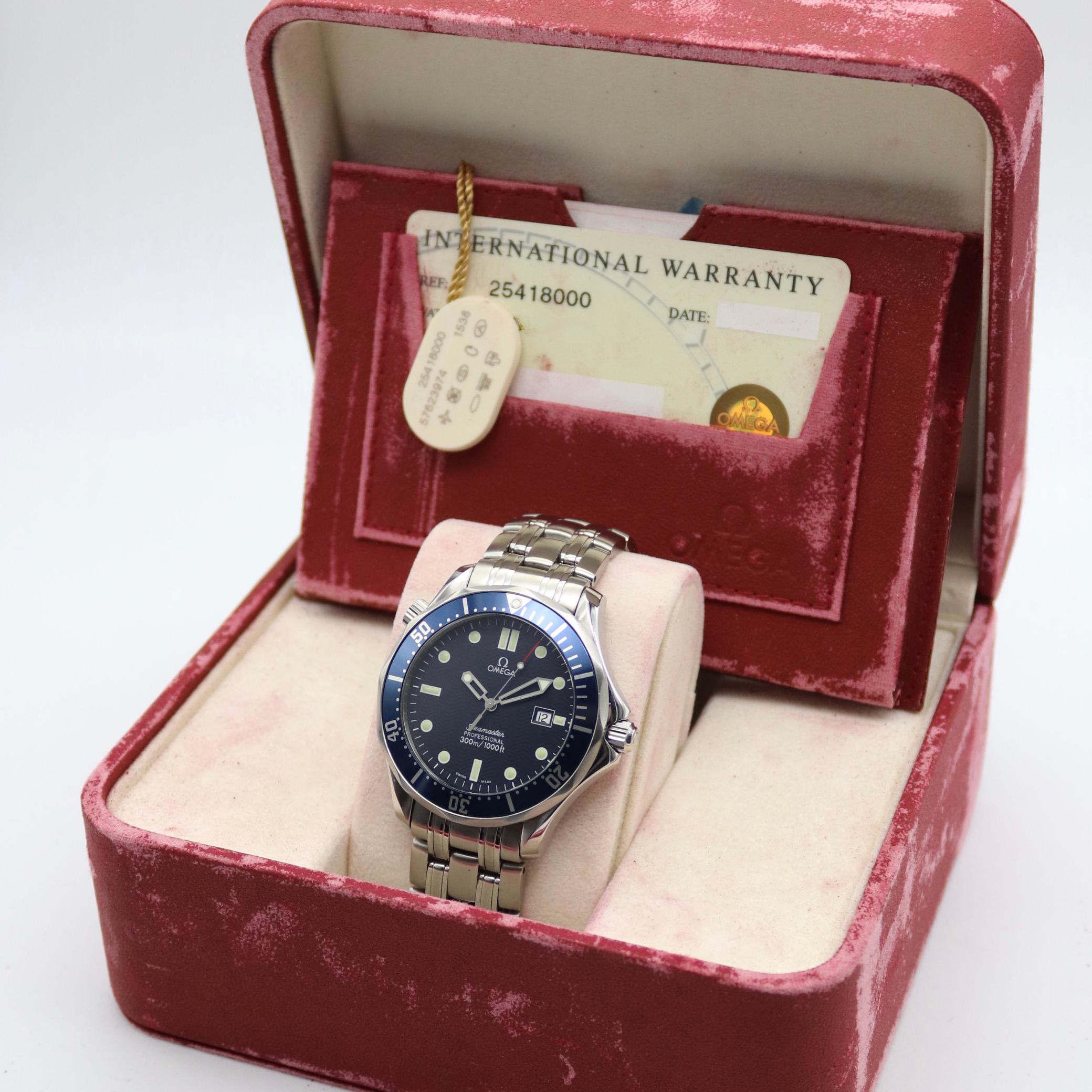 Omega Seamaster Professional 300M Quartz 'Goldeneye' Blue Wave Dial 41mm 2541.80.00 - Image 7