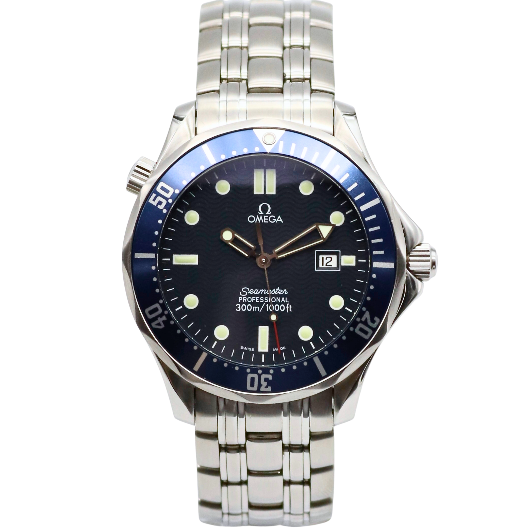 Omega Seamaster Professional 300M Quartz ‘Goldeneye’ Blue Wave Dial 41mm 2541.80.00