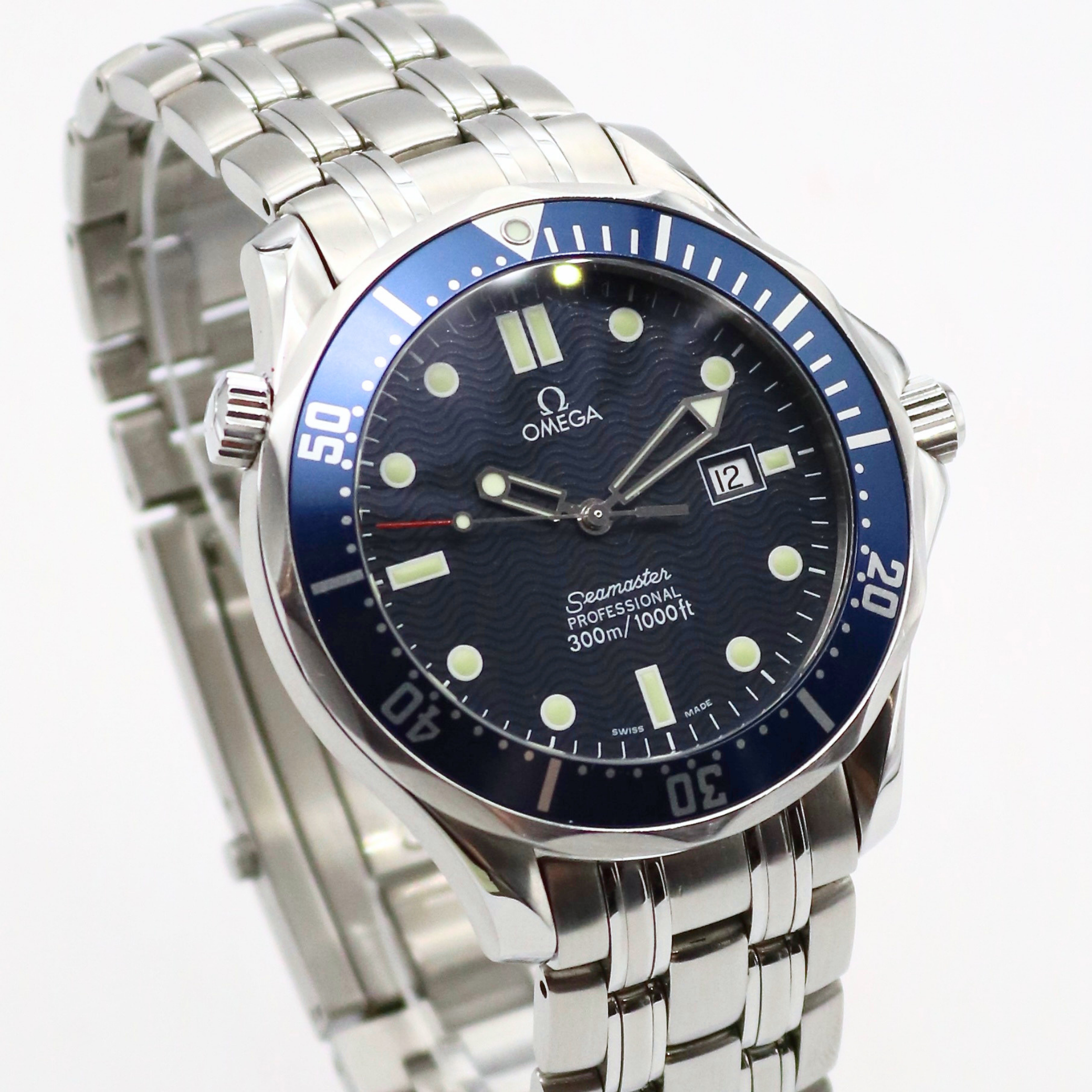 Omega Seamaster Professional 300M Quartz 'Goldeneye' Blue Wave Dial 41mm 2541.80.00 - Image 3