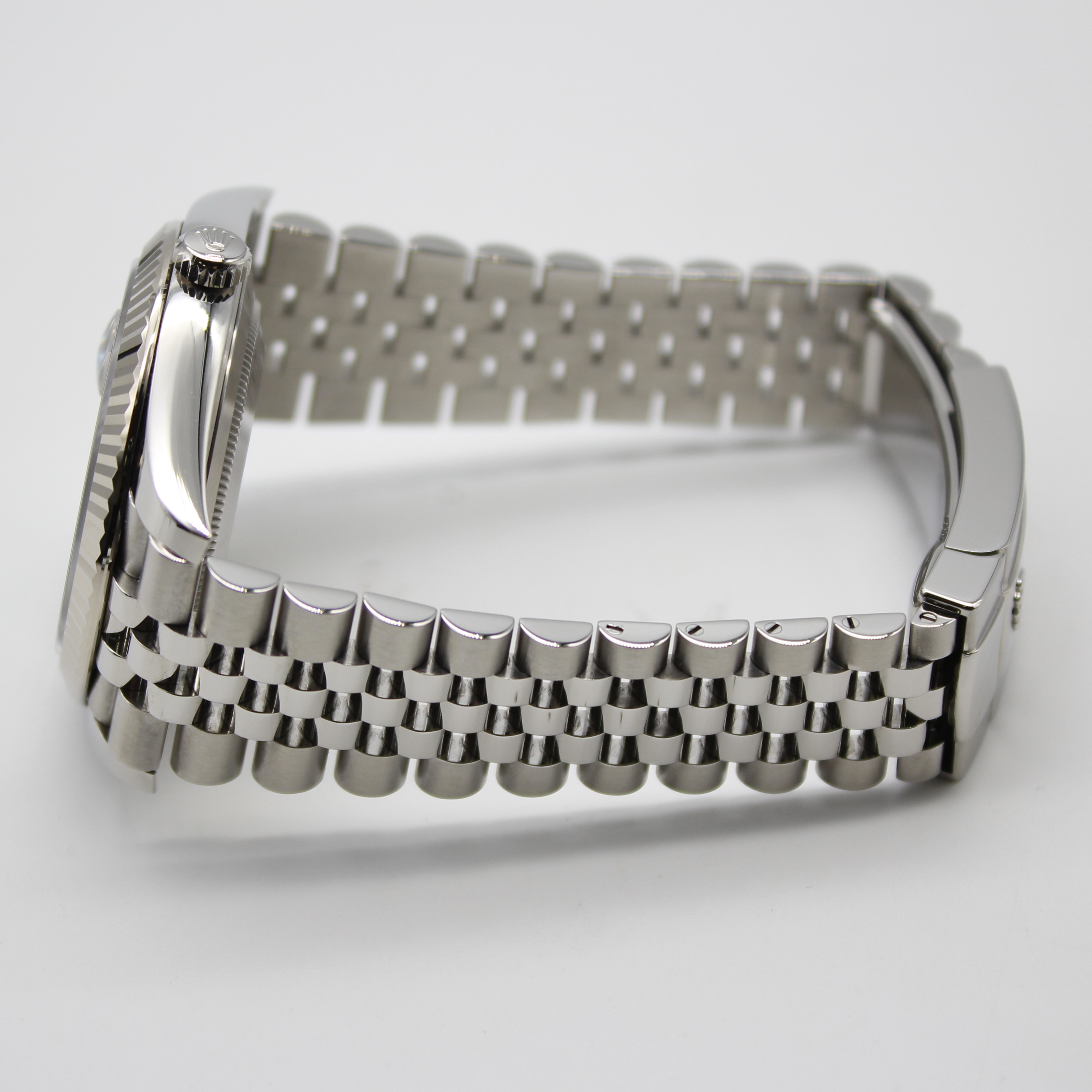 Rolex Datejust 41mm Black Dial Jubilee Bracelet Stainless Steel 126334 - Image 4
