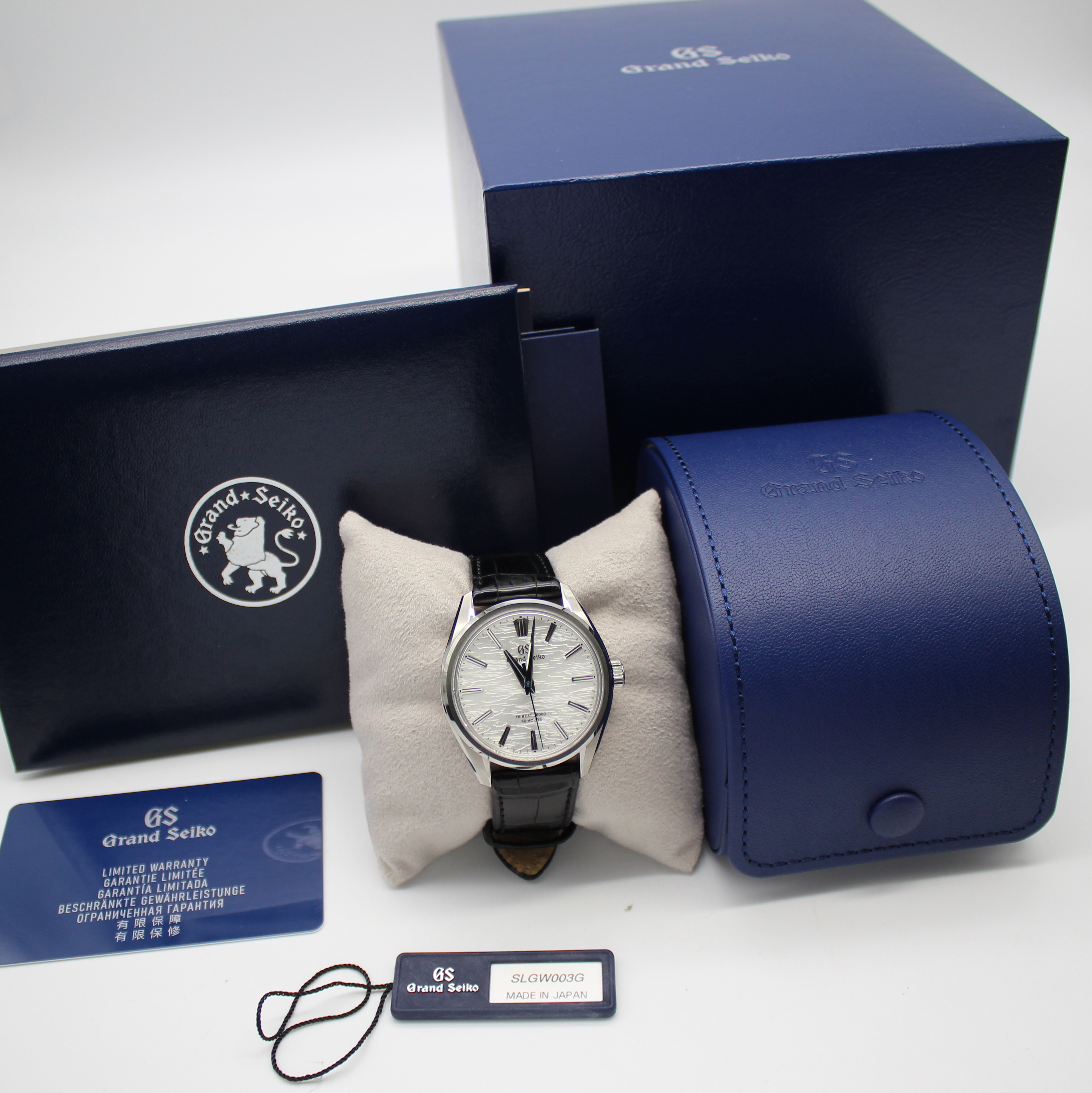 Grand Seiko Evolution 9 'White Birch' 38mm White Dial Titanium SLGW003 - Image 5
