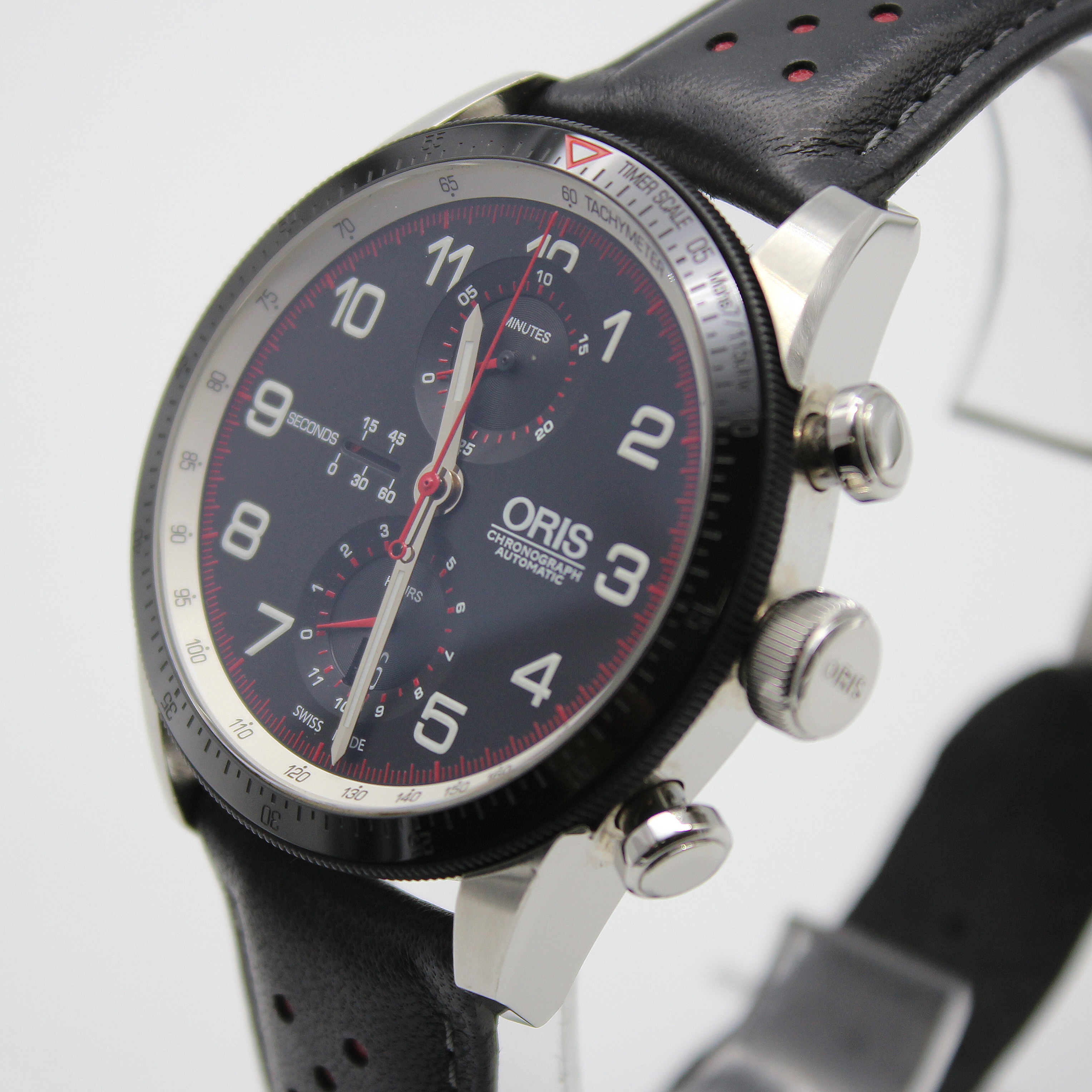 Oris Calobra Chronograph 44mm Black Dial Stainless Steel 01 774 7661 4484-Set - Image 2