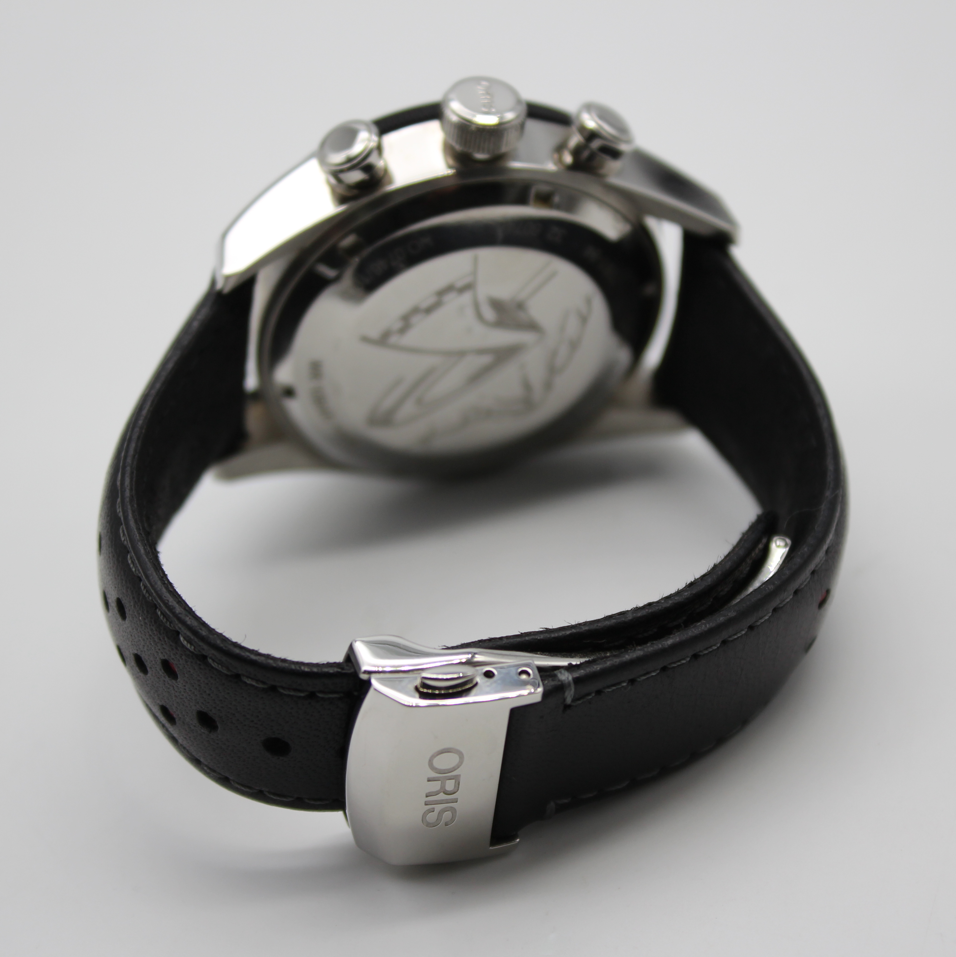 Oris Calobra Chronograph 44mm Black Dial Stainless Steel 01 774 7661 4484-Set - Image 4