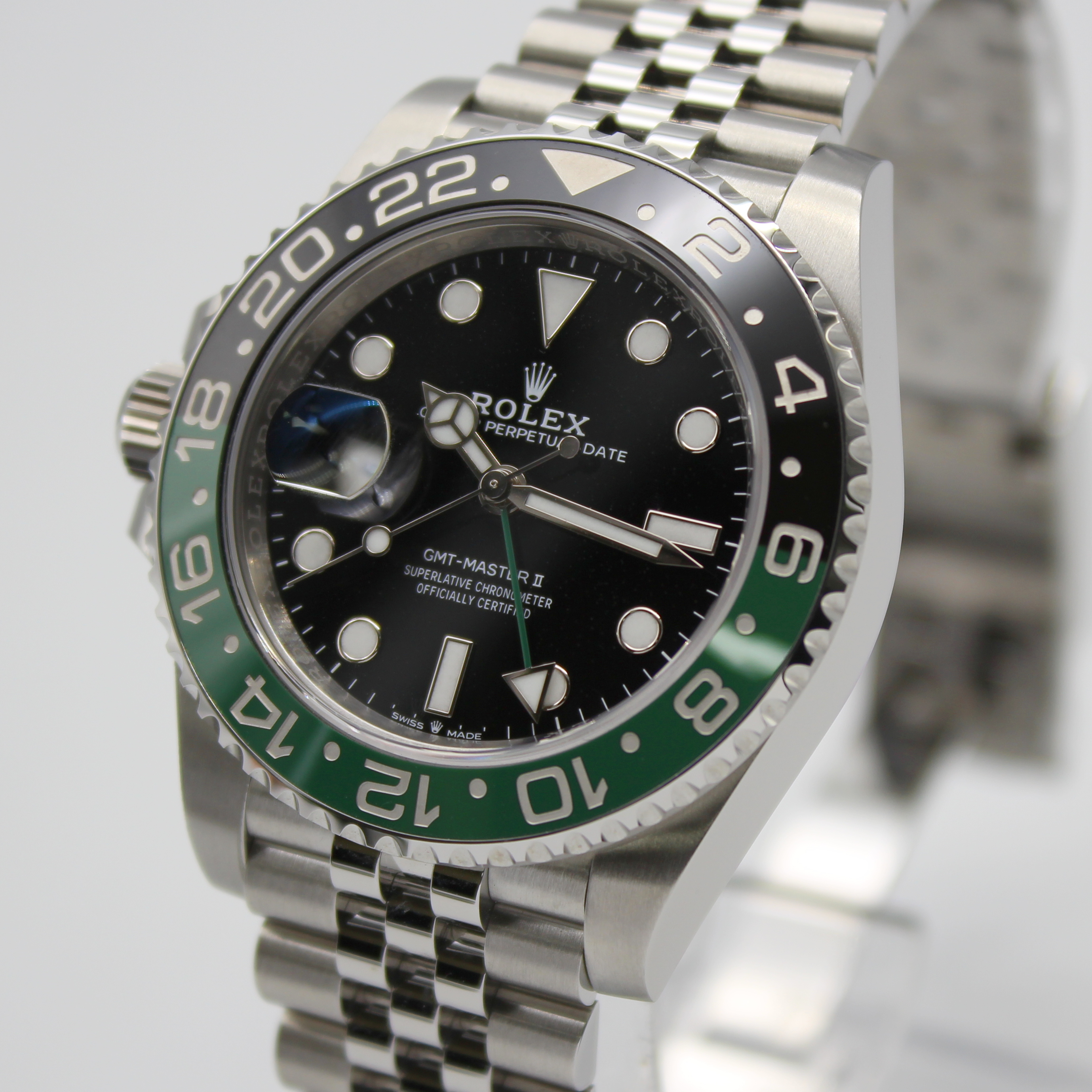 Rolex GMT-Master II 'Sprite' 40mm Black Dial Jubilee Bracelet Stainless Steel 126720VTNR - Image 2