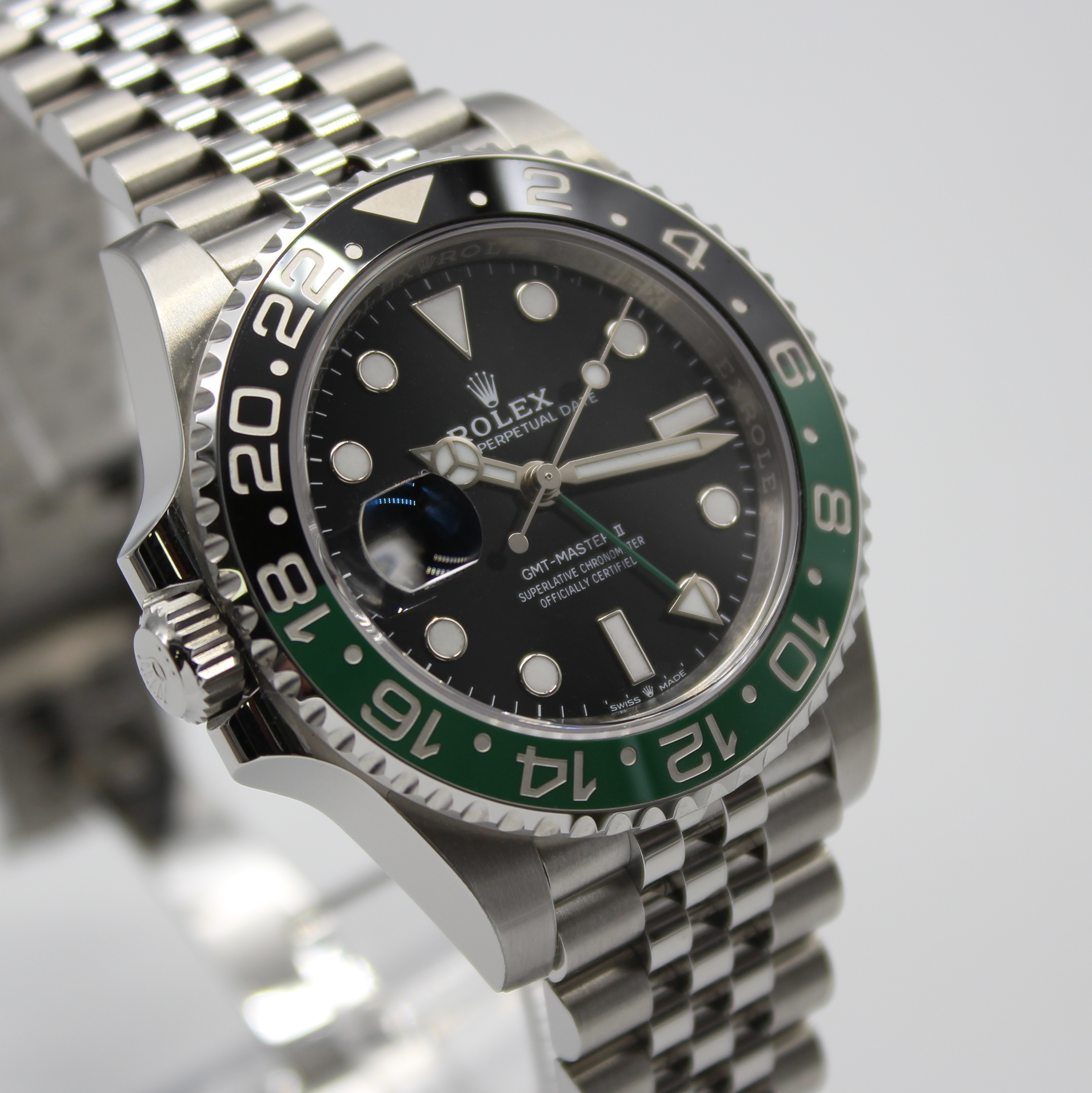 Rolex GMT-Master II 'Sprite' 40mm Black Dial Jubilee Bracelet Stainless Steel 126720VTNR - Image 3